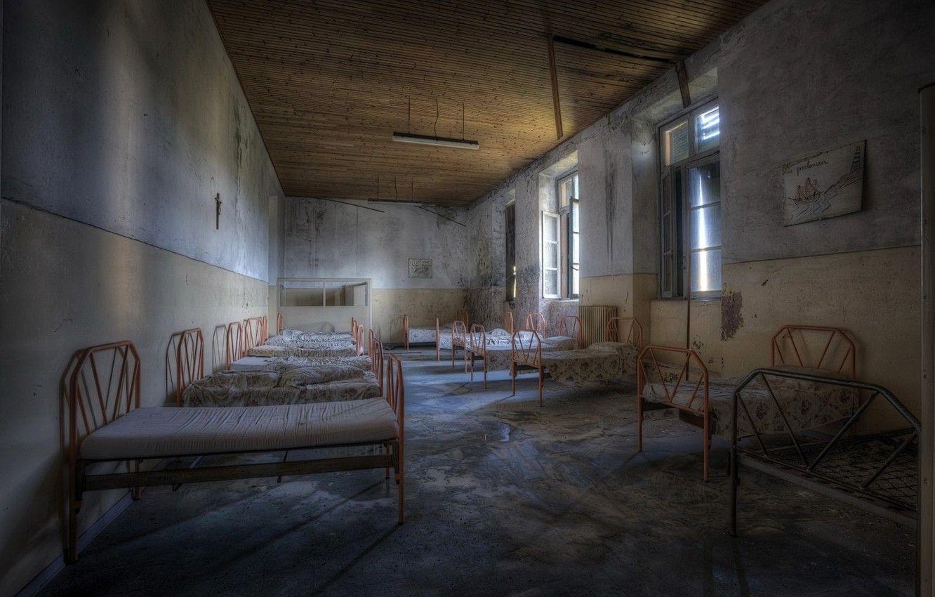1332x850 Wallpaper background, hospital, bed image for desktop, section интерьер