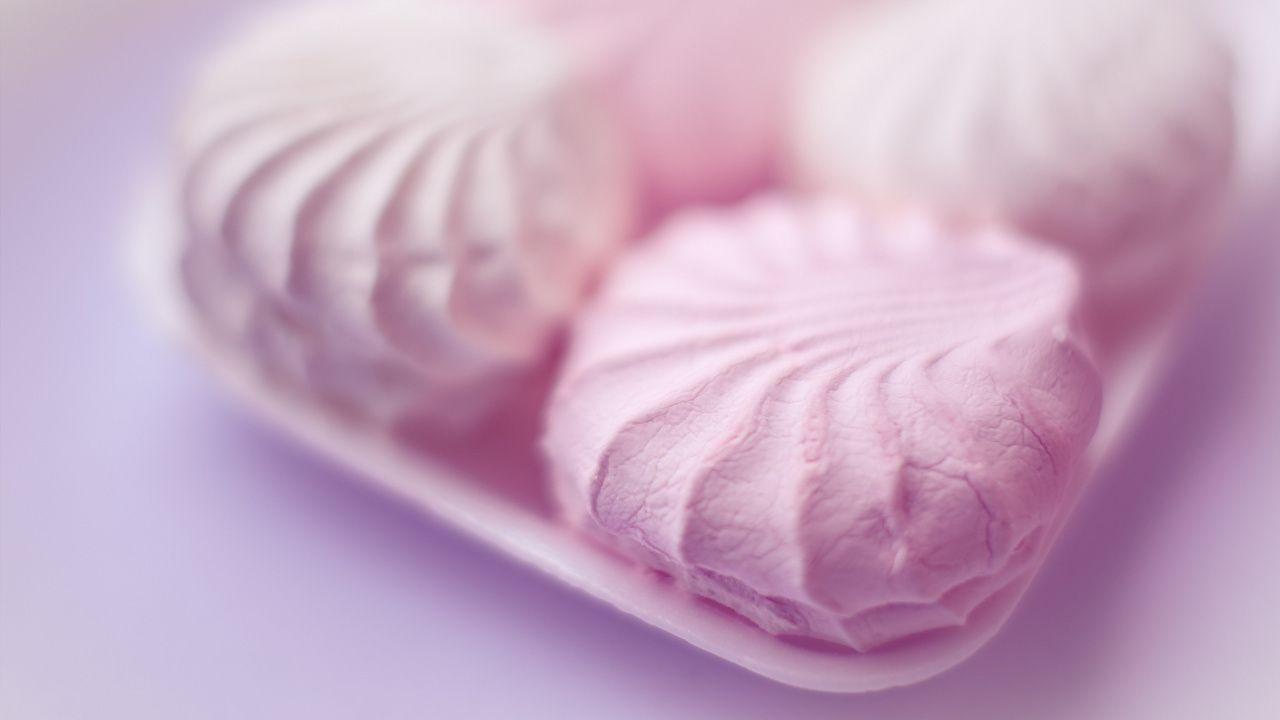 1280x720 Desktop Wallpaper Zefir Pink color Food Sweets Closeup