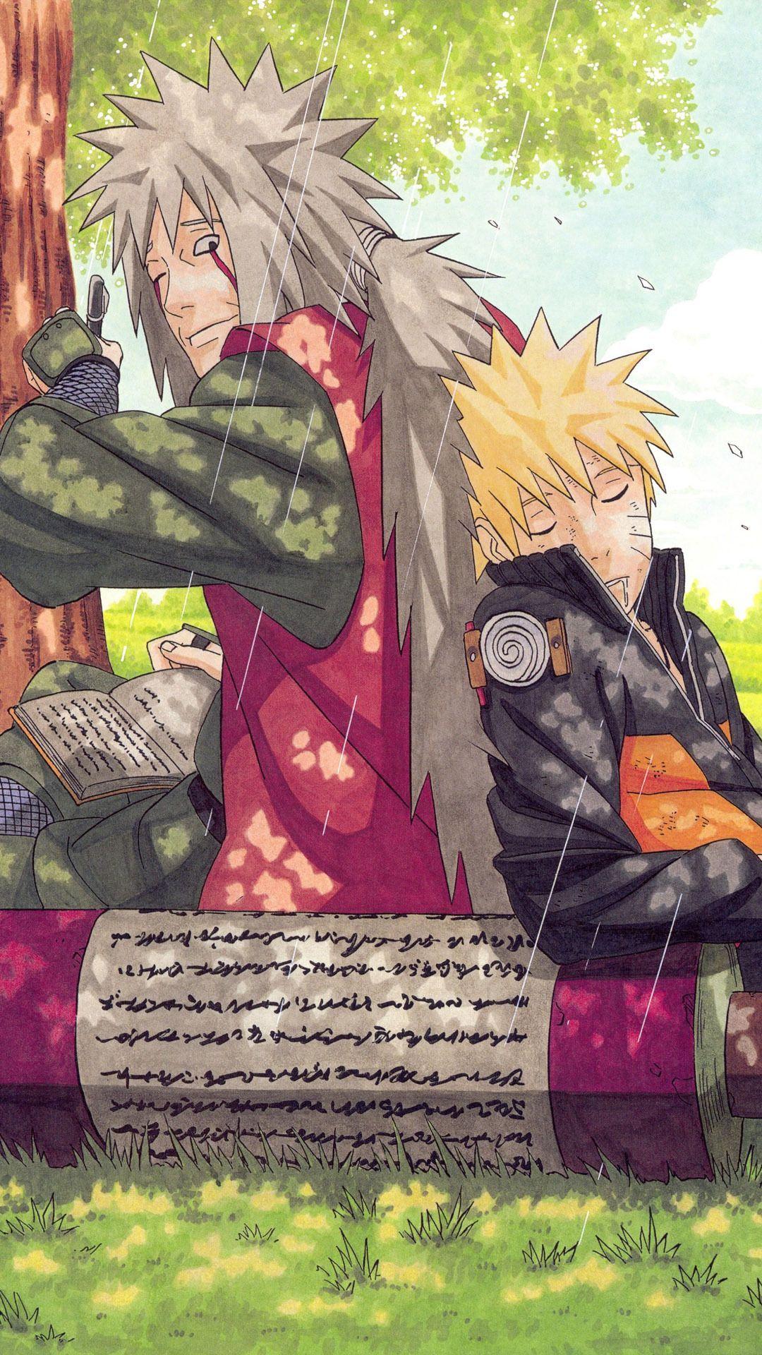 1080x1920 Naruto And Jiraiya Wallpaper iPhone