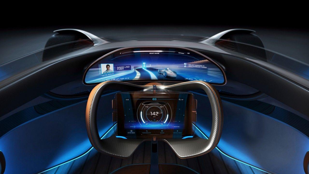 1280x720 Mercedes Benz Vision EQ Silver Arrow Interior K Wallpaper 3D Models. Free