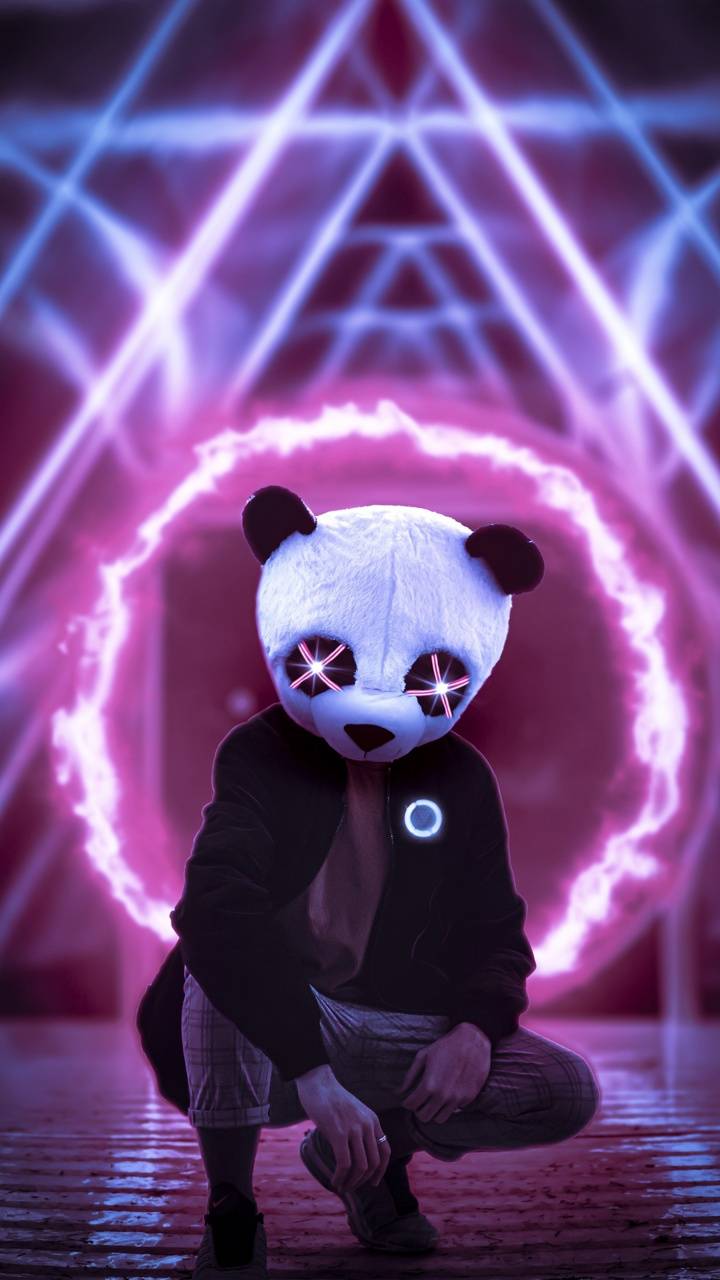 Neon Panda Wallpapers - Top Free Neon Panda Backgrounds - WallpaperAccess