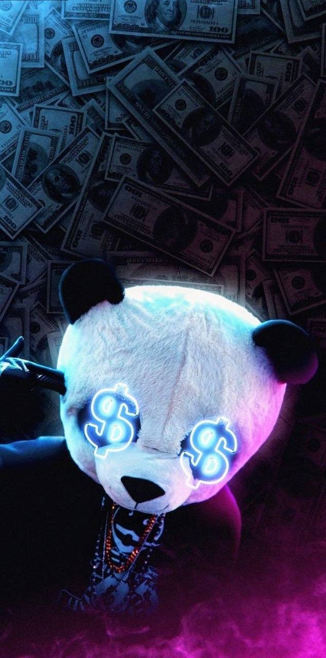 Neon Panda Wallpapers Top Free Neon Panda Backgrounds Wallpaperaccess