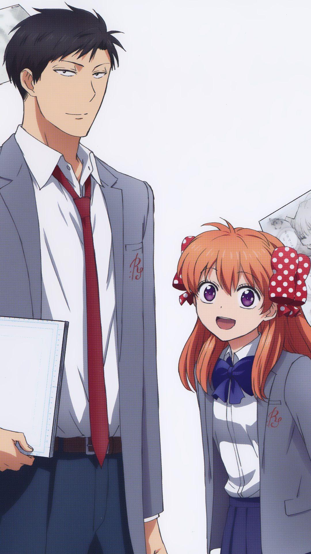 1080x1920 Gekkan Shoujo Nozaki Kun Umetaro Nozaki Chiyo Sakura.LG D802 Optimus G2 Wallpaper 1080×1920