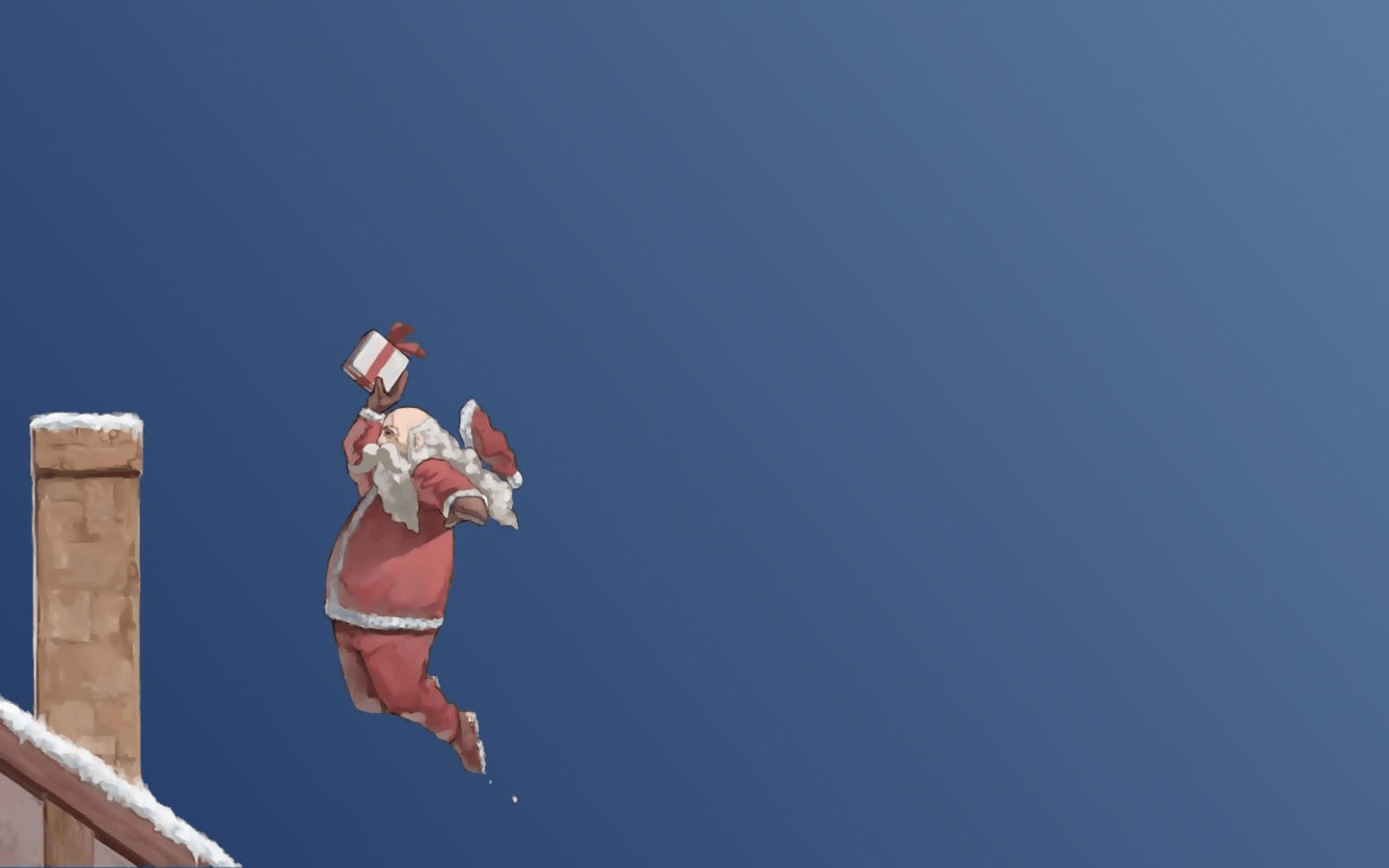 1440x900 Funny Christmas Background
