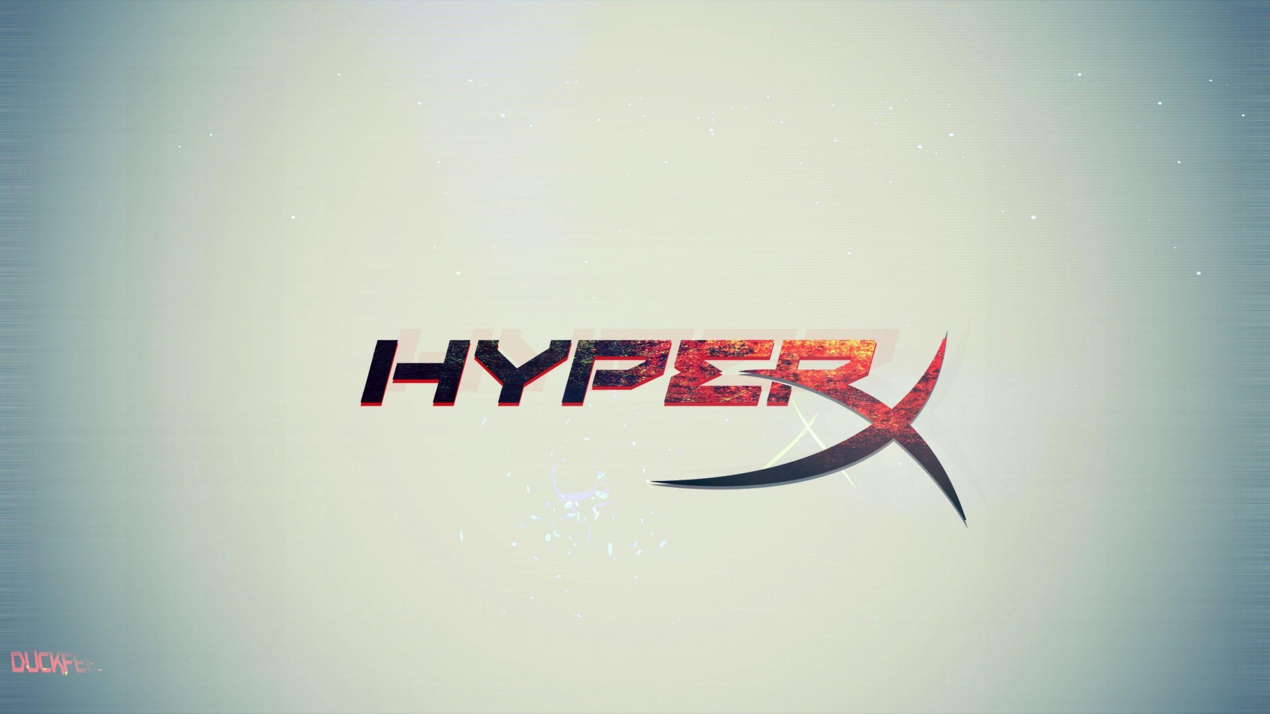 2560x1440 HyperX Red Wallpaper