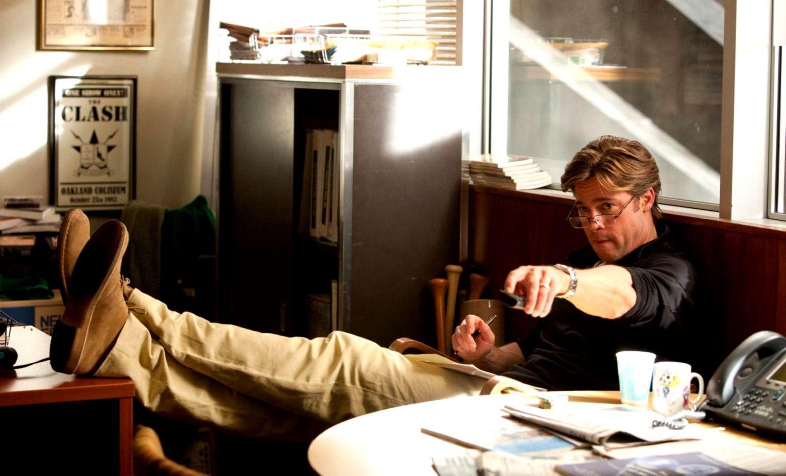 1567x950 All About HD Wallpaper: Moneyball 2011 Brad Pitt Wallpaper