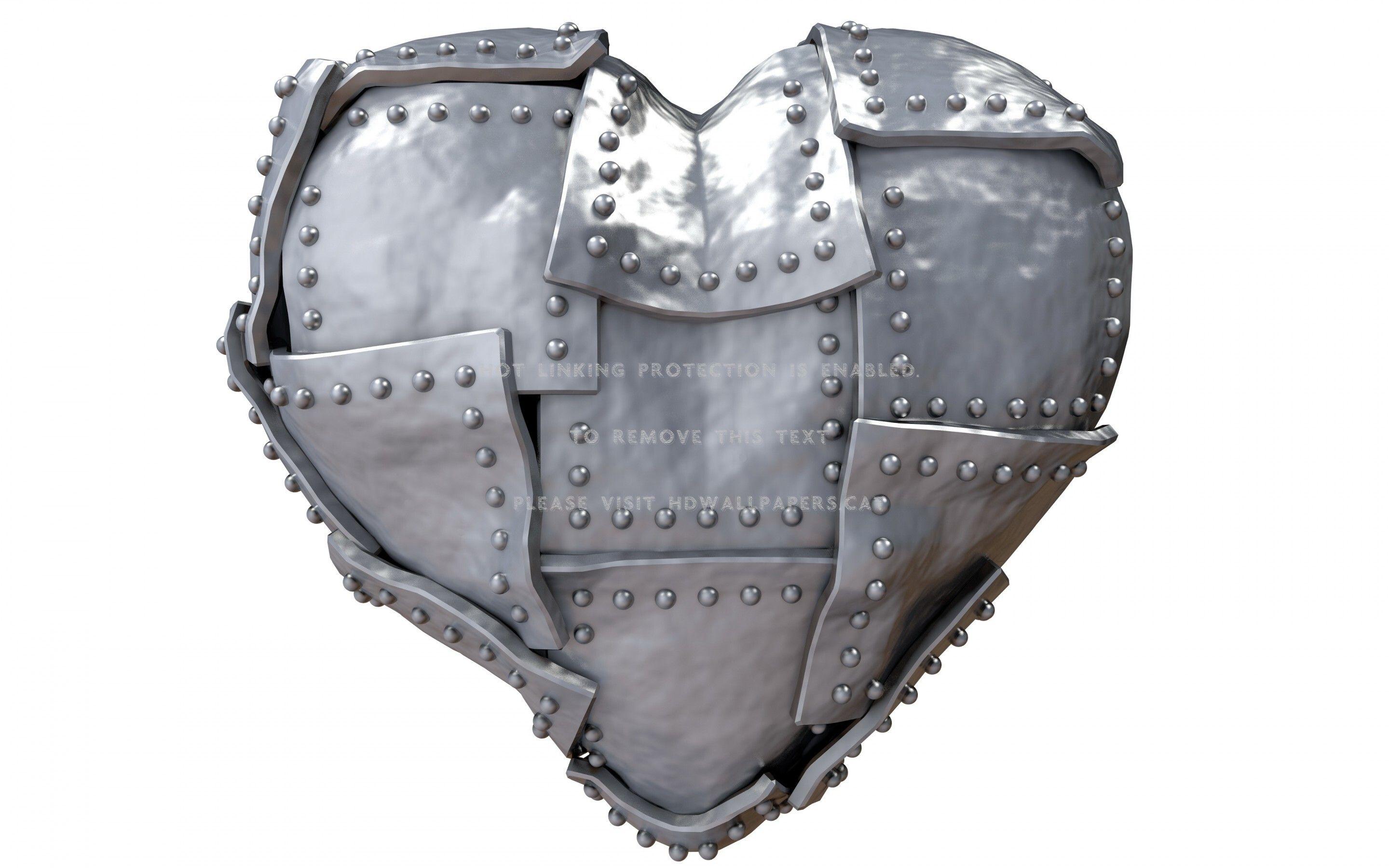 2880x1800 iron heart grey metallic funny white day
