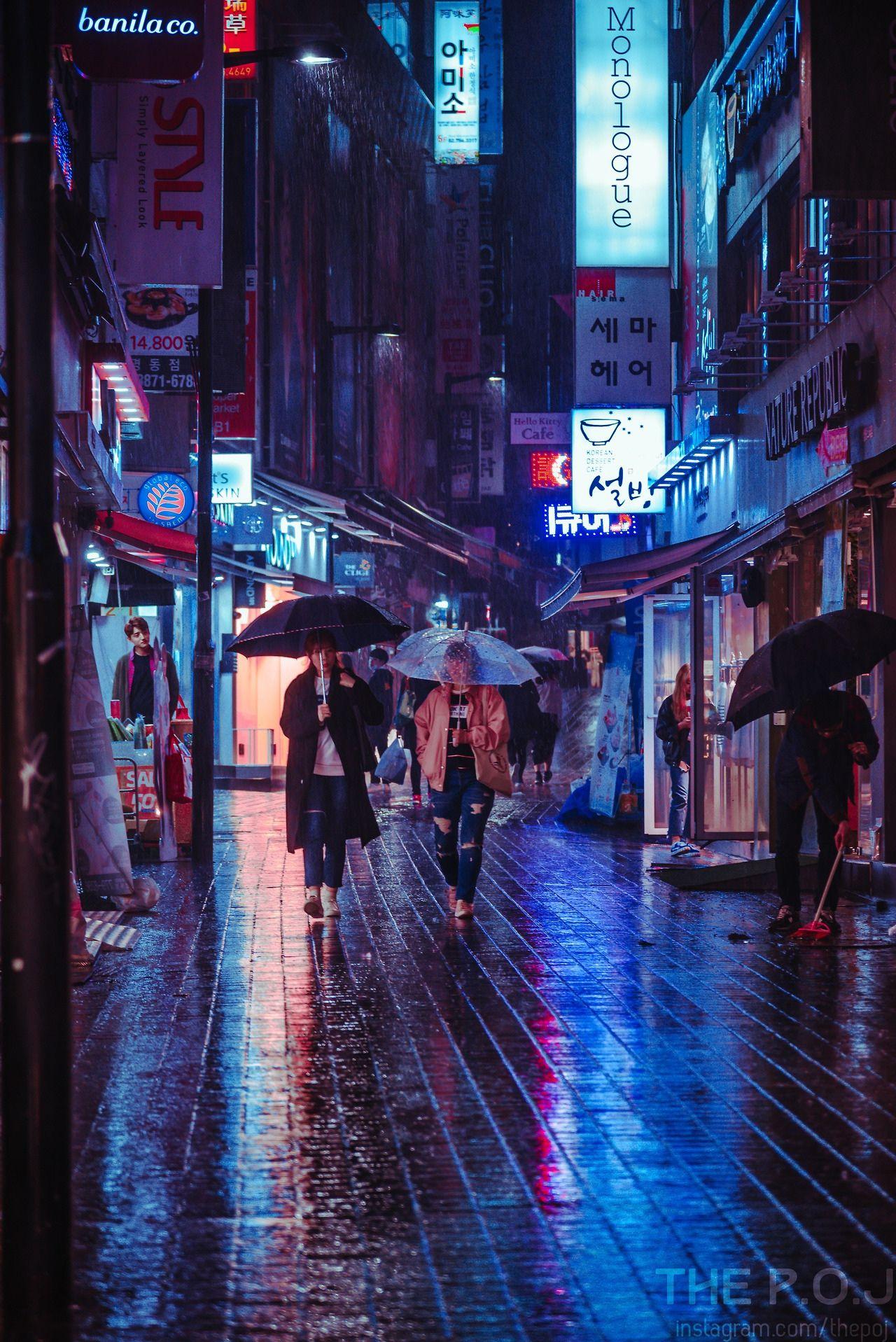 1280x1917 Seoul City Lights Aesthetic .