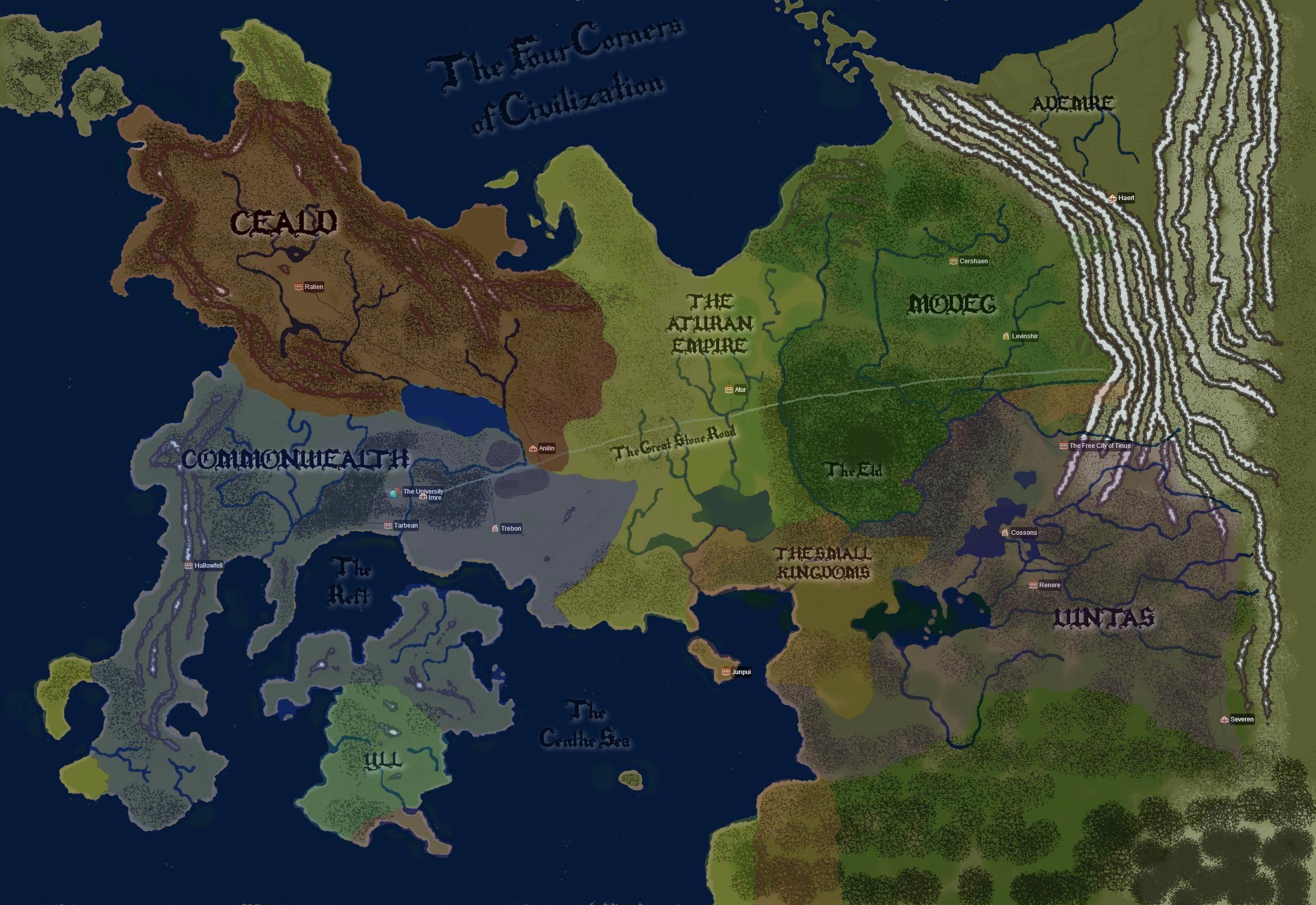 2560x1760 Fantasy World Maps