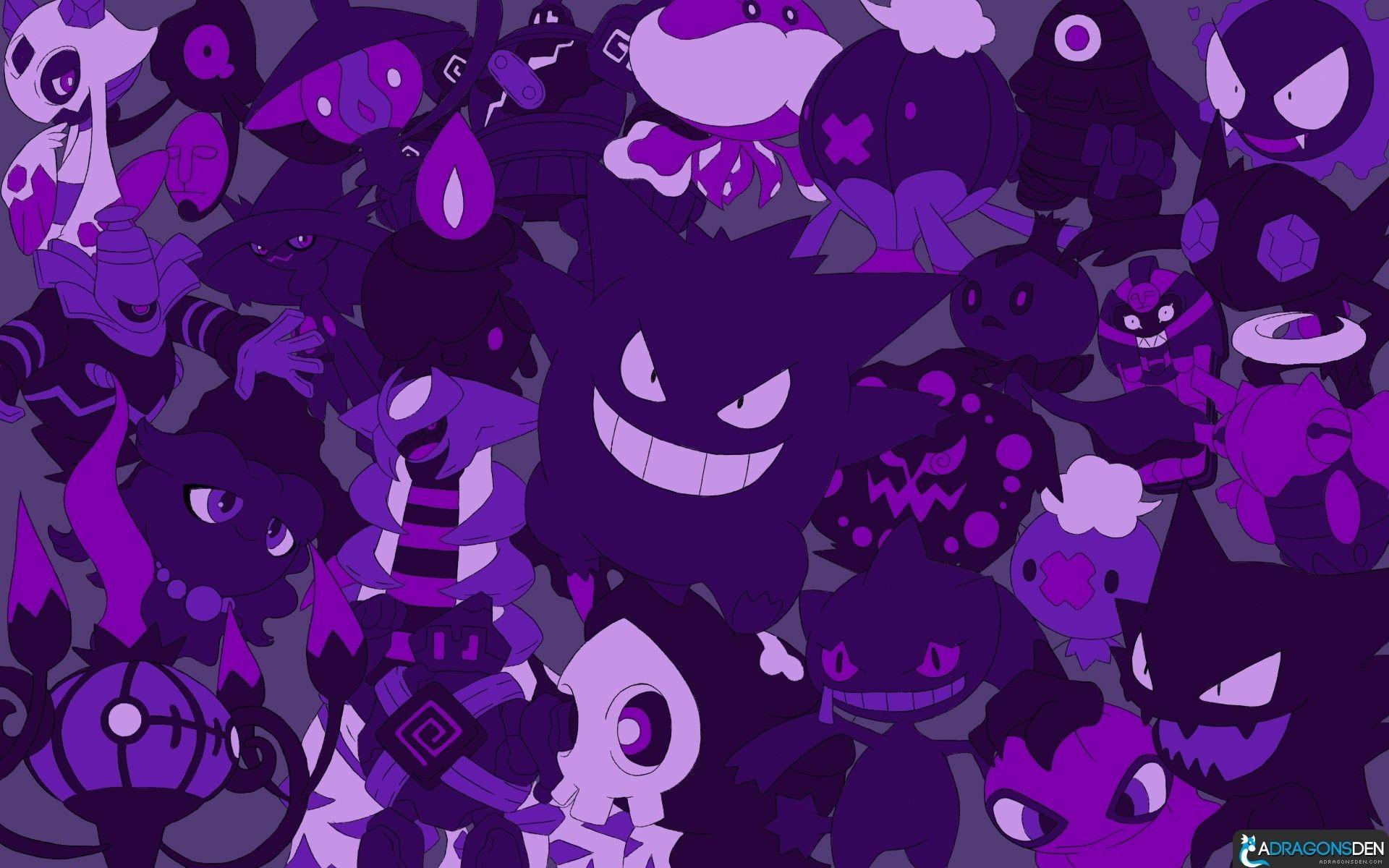 1920x1200 Haunter, Gengar, Ghastly, ghosts, Pokemon