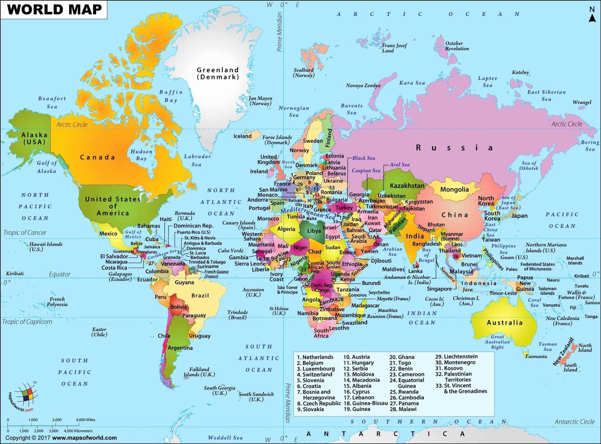2000x1479 Well Defined Word Map HD Map Of Asia Khand High Resolution India Tourist Map Where Is Australia On. World map printable, World map with countries, World map photo