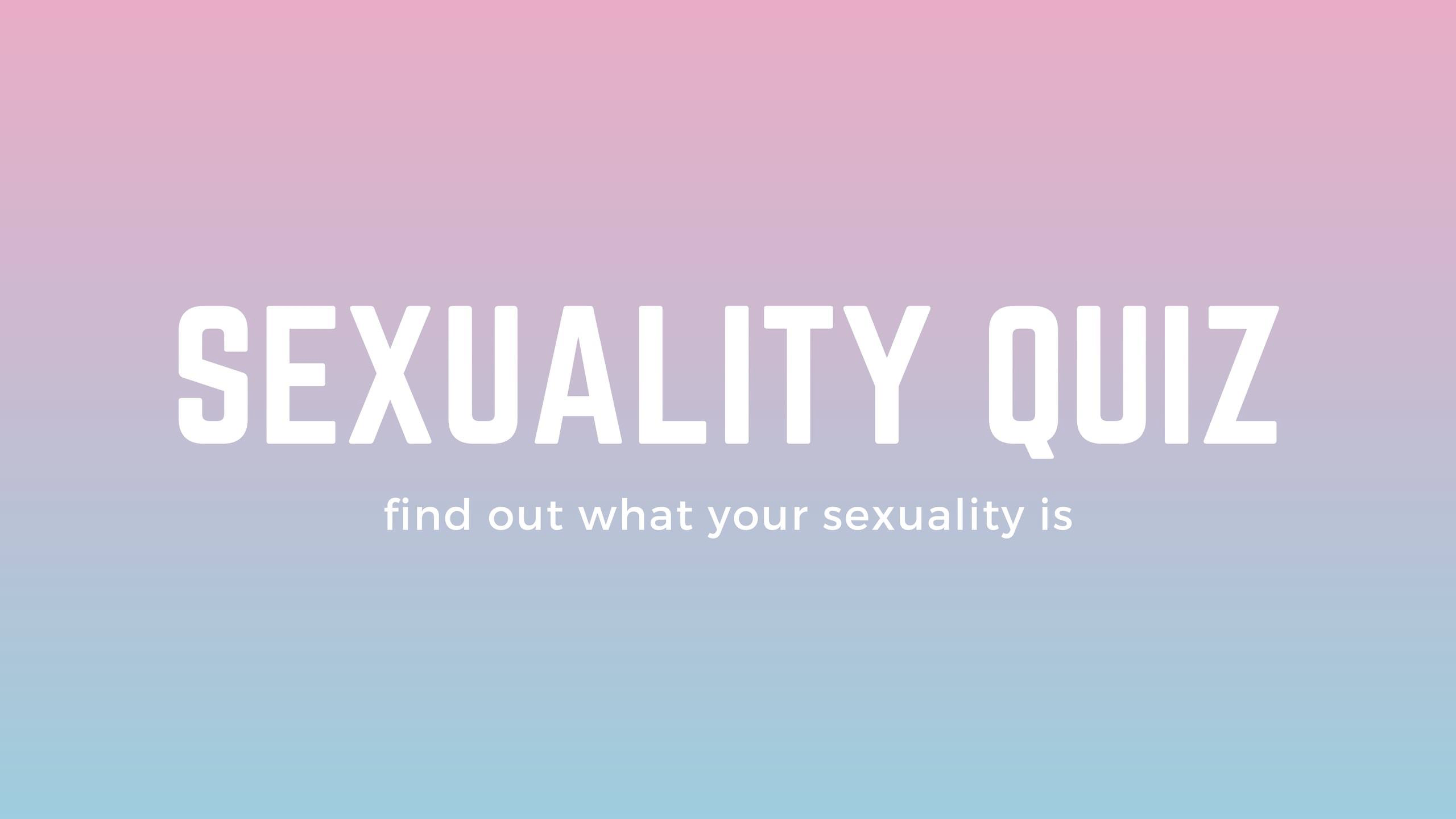 2560x1440 Sexuality Quiz is your sexuality?