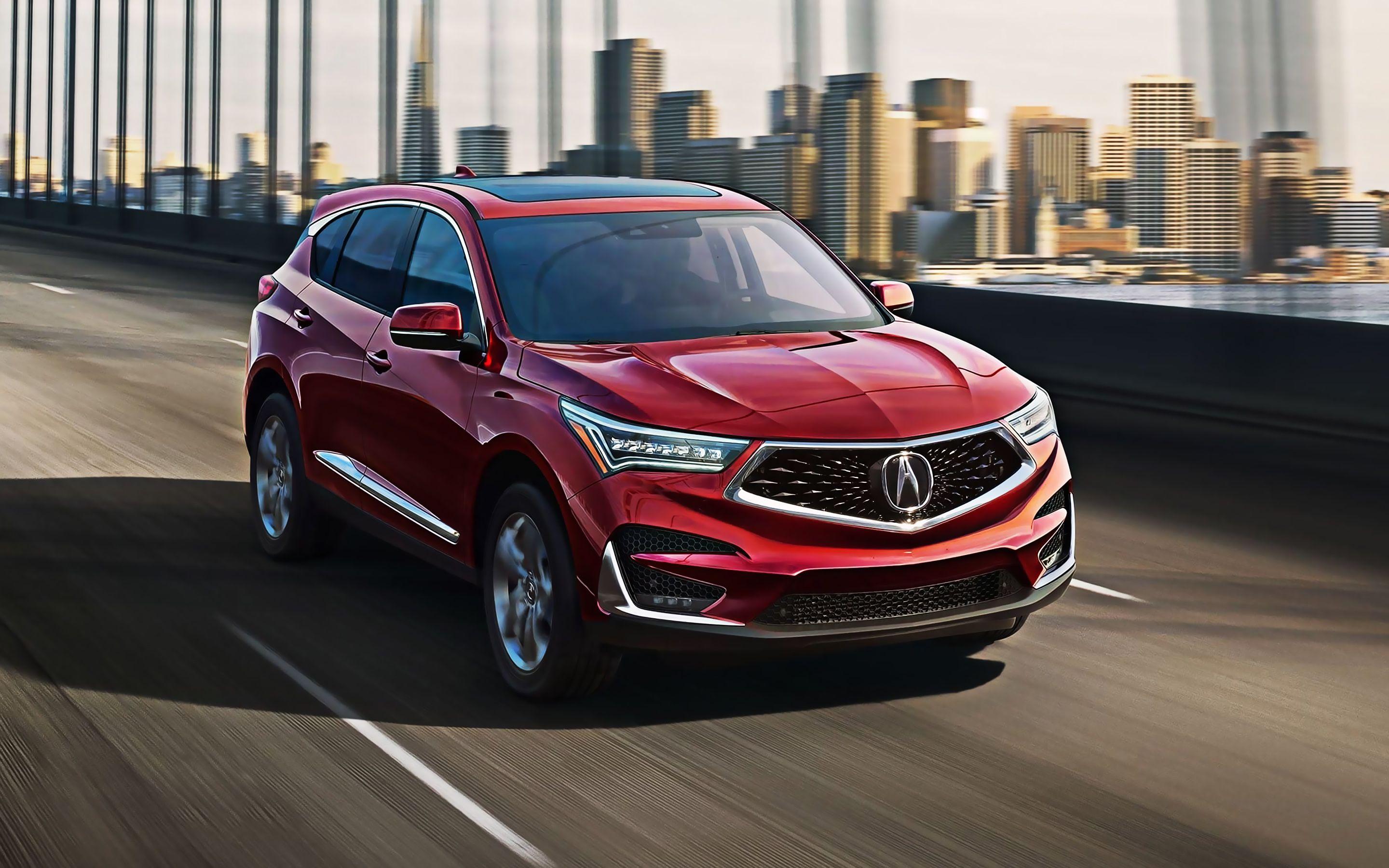 2880x1800 Download wallpaper Acura RDX, exterior, front view, new red RDX, japanese cars, Acura for desktop with resolution 2880x1800. High Quality HD picture wallpaper