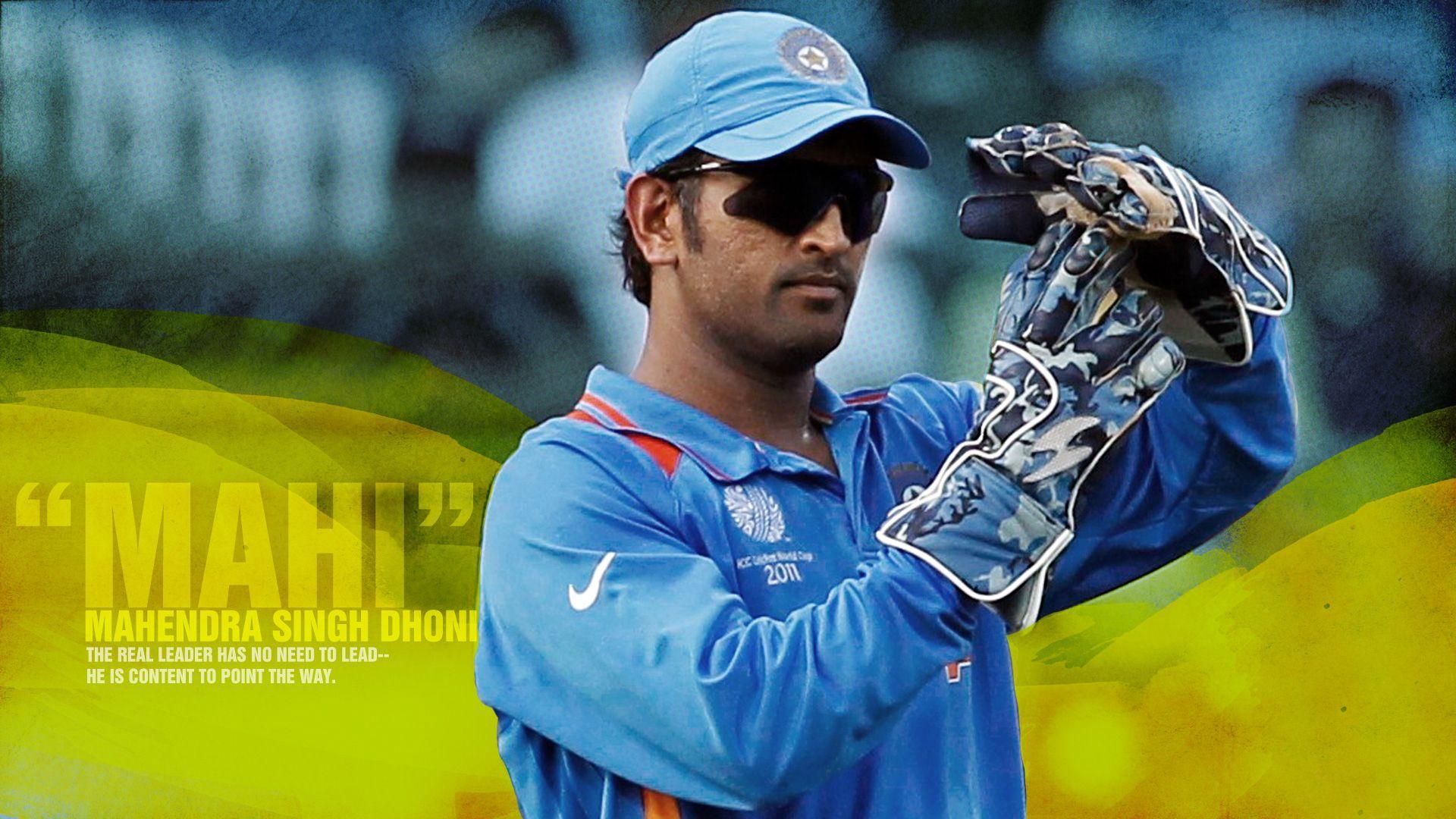 1920x1080 Ms Dhoni 4k Desktop Wallpaper