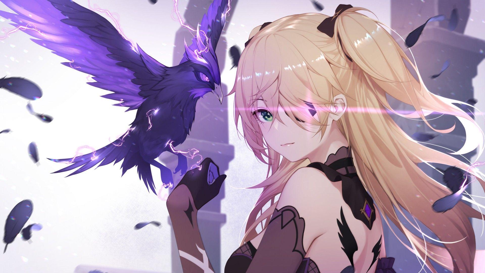 1920x1080 Fischl HD Genshin Impact Wallpaper