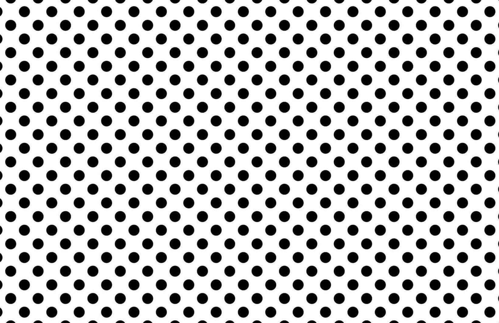 1640x1064 White Wallpaper With Black Dots