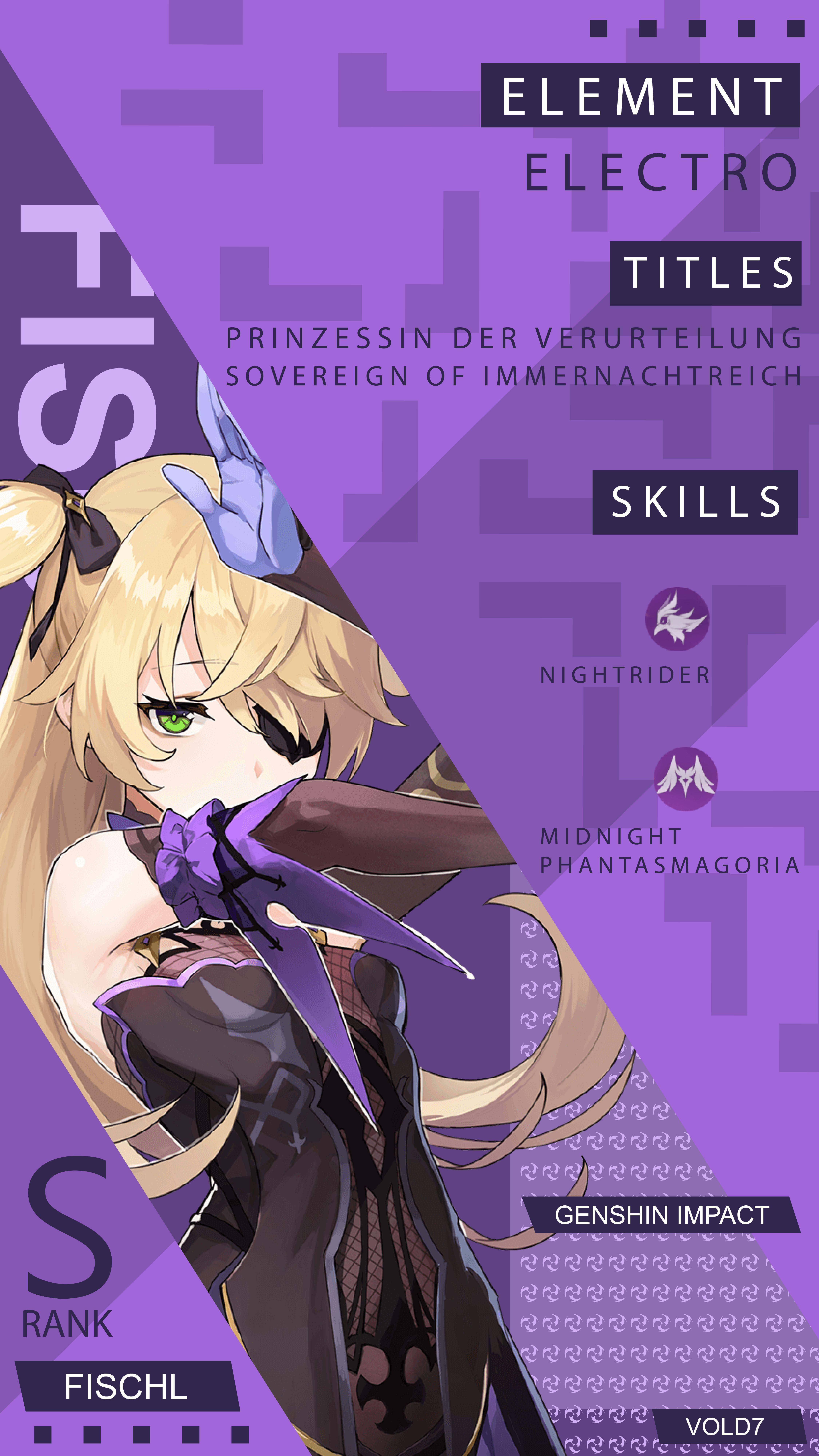 4500x8001 Genshin Impact Fischl Wallpaper Android. Game card design, Anime wallpaper, Impact