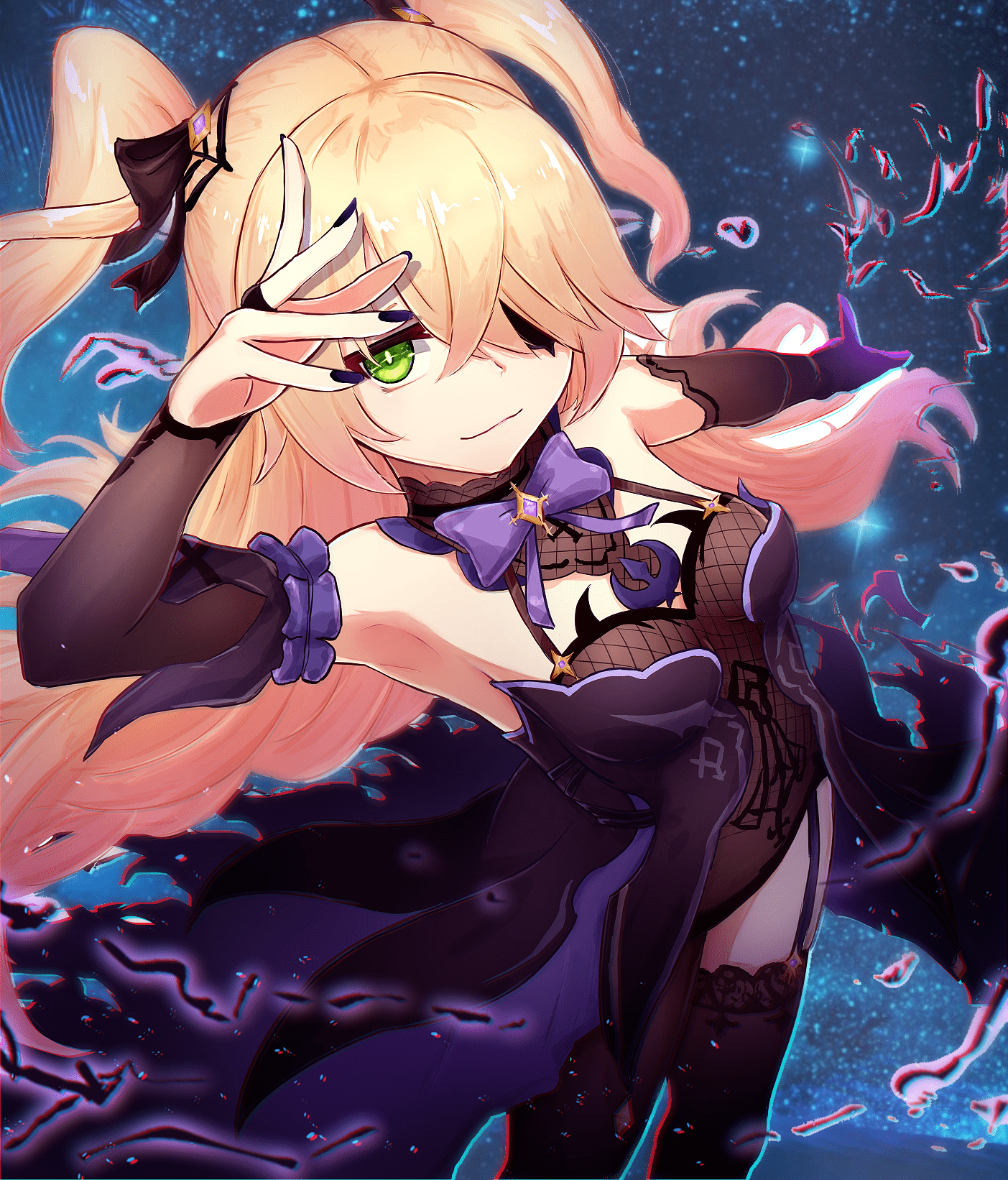 1403x1642 Wallpaper I just made a Fischl wallpaper edit! : Genshin_Impact