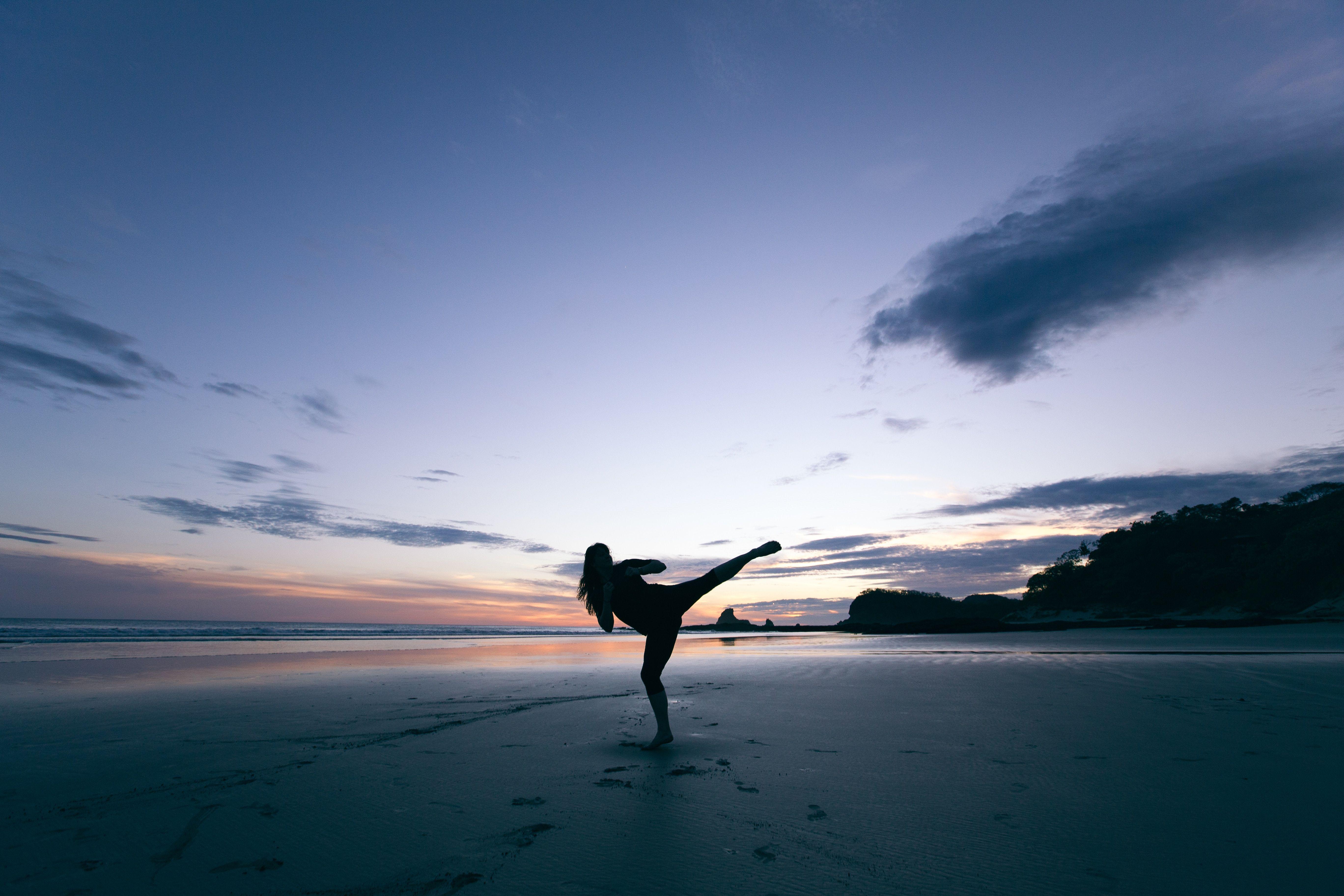 5472x3648 5472x3648 #karate, #kick boxing, #martial art, #sport, #fitness, #sunset, #cloud, #dusk, #water, #nicaragua, #sand, #Creative Commons image, #sunrise, #pose, #workout, #dawn, #twilight, #mountain, #beach, #ocean, #kick