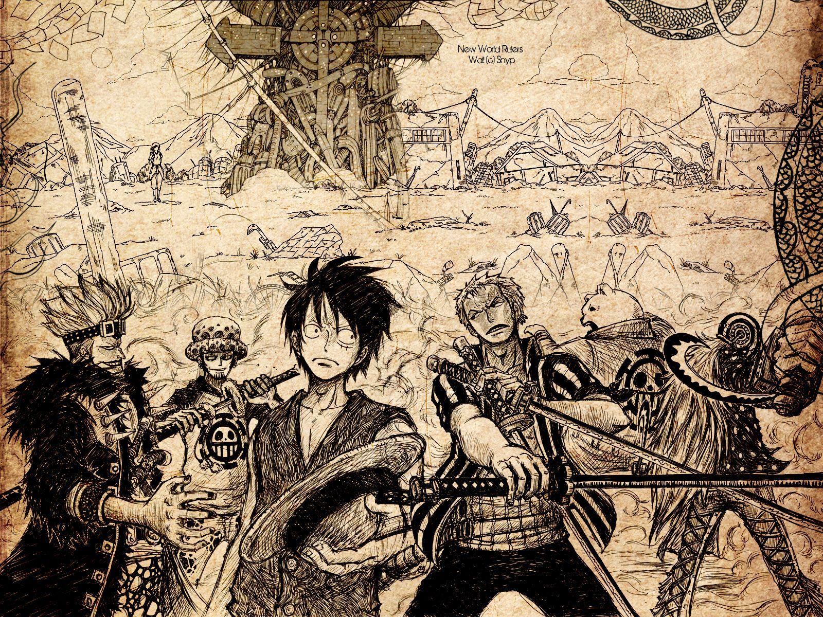 1600x1200 One Piece Great Free Wallpaper Cool Background / Wallpaper One