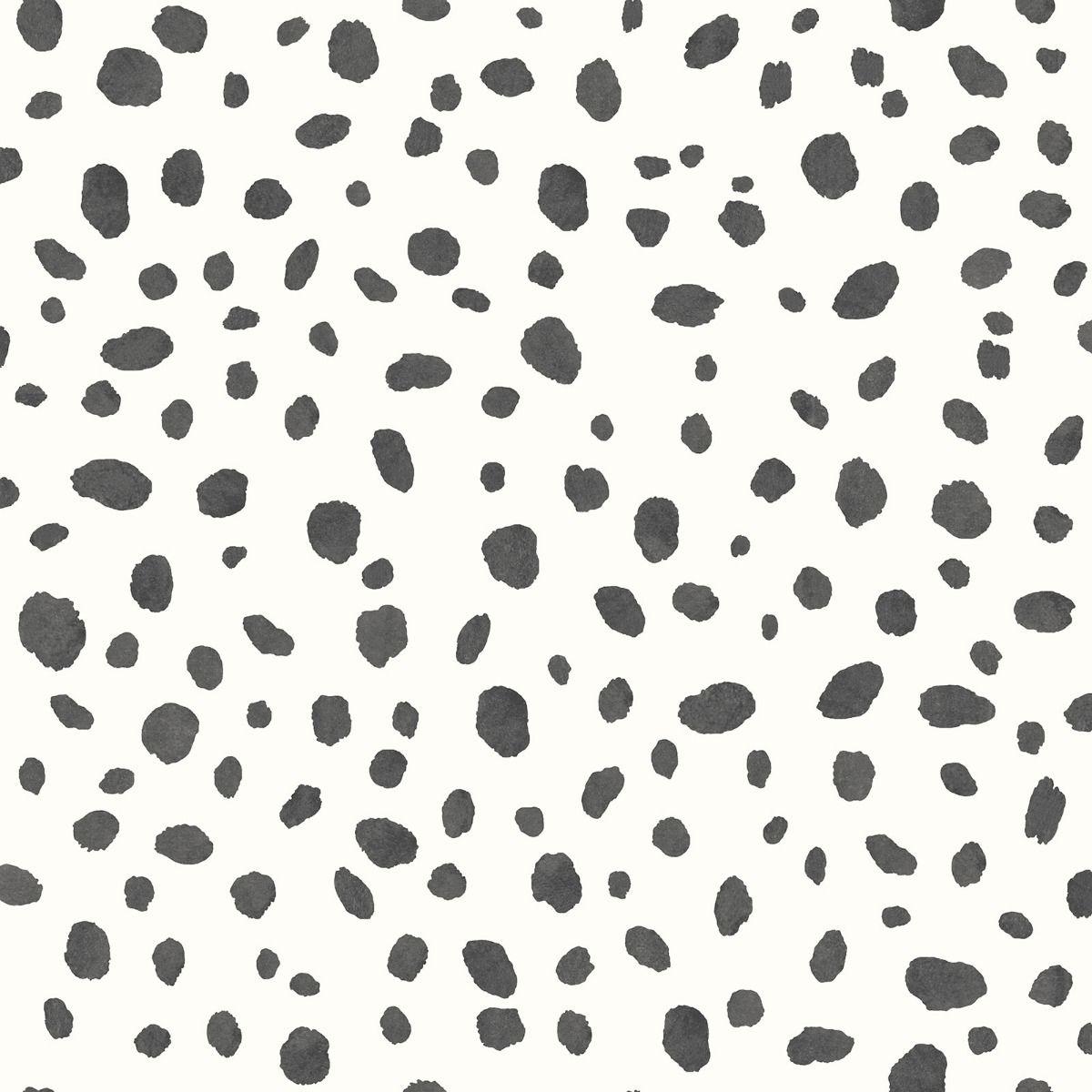 1200x1200 Dalmatian Spot Print Wallpaper Black and White Holden 12940