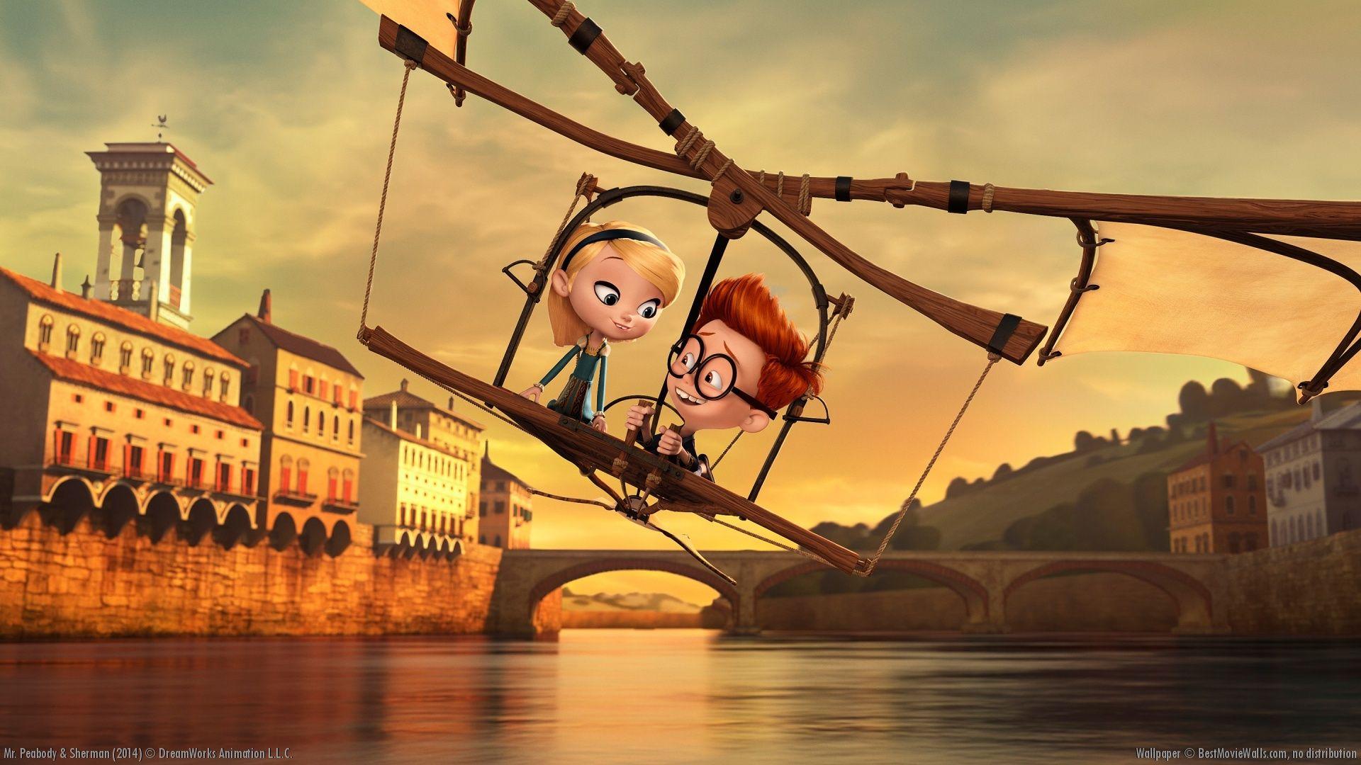 1920x1080 Mr. Peabody and Sherman Wallpaper Animation Wallpaper