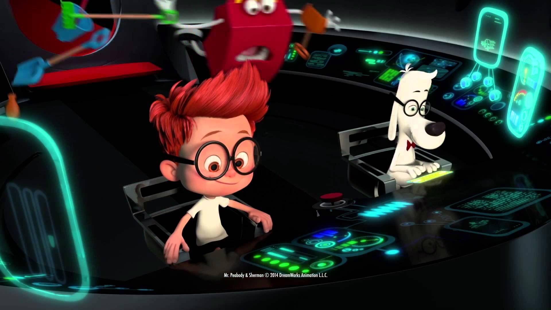 1920x1080 mr, Peabody, And, Sherman, Animation, Adventure, Comedy, Family, 80 Wallpaper HD / Desktop and Mobile Background