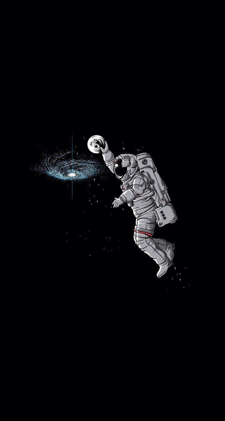 736x1377 Spaceman Wallpaper