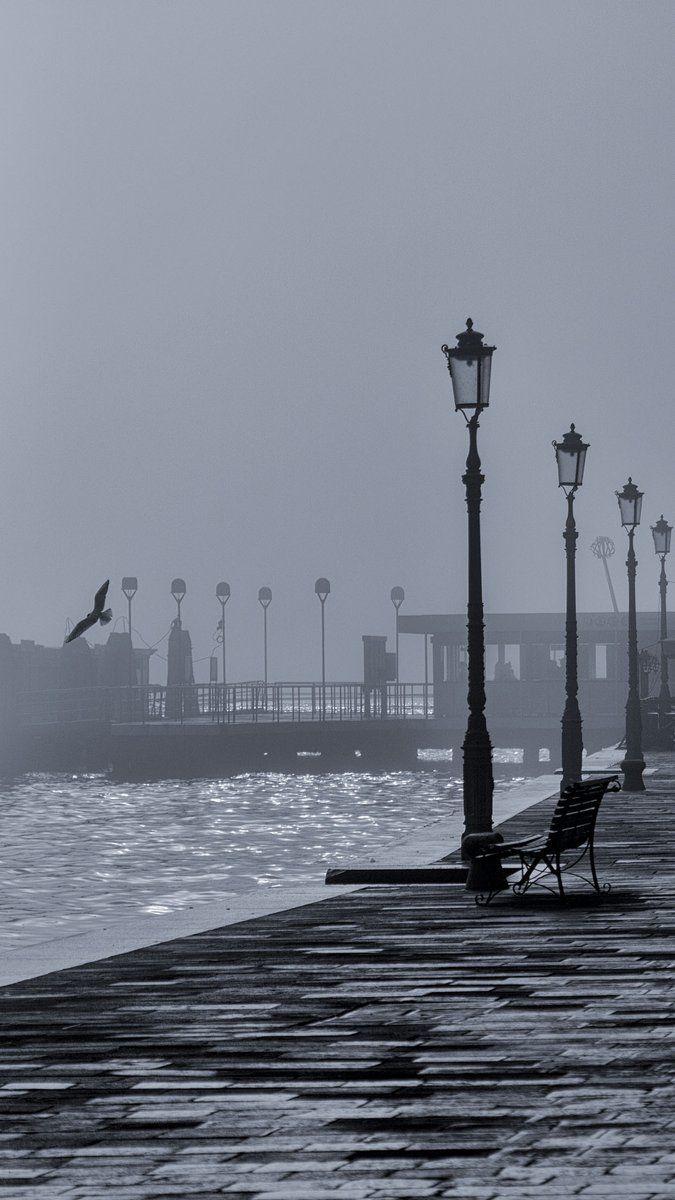 675x1200 QHD Wallpaper #lamps # emptiness #dark #black #ocean #bench #empty #monochrome #wallpaper #HDwallpaper #photography
