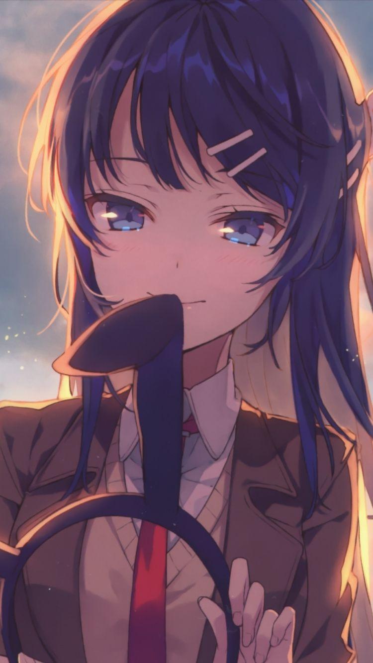 750x1334 Free download Download 750x1334 wallpaper beautiful anime girl mai sakurajima [750x1334] for your Desktop, Mobile & Tablet. Explore Mai Sakurajima Wallpaper. Chiang Mai Wallpaper, Schumacher Chiang Mai Dragon Wallpaper