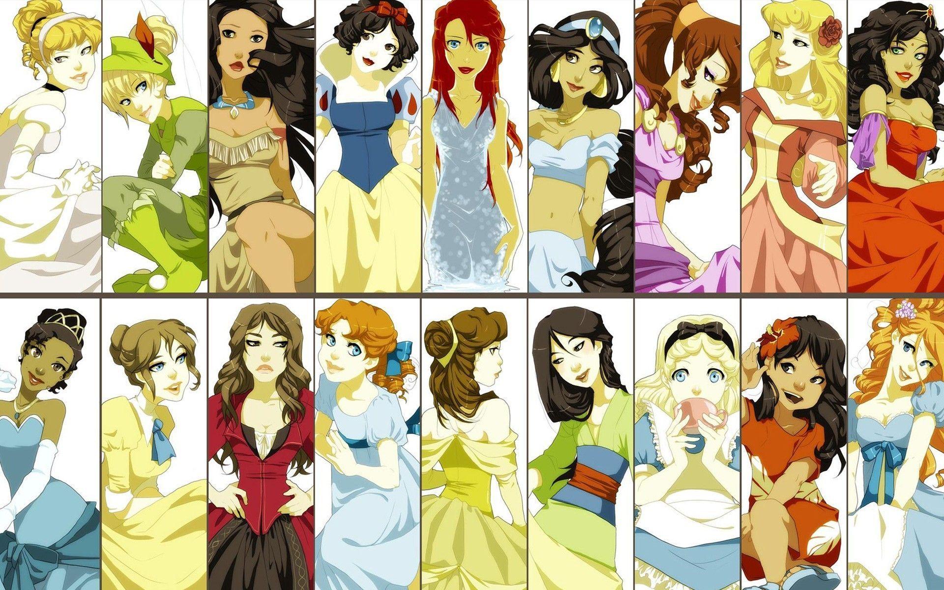 This Artist Transforms Disney Properties Into Anime Characters