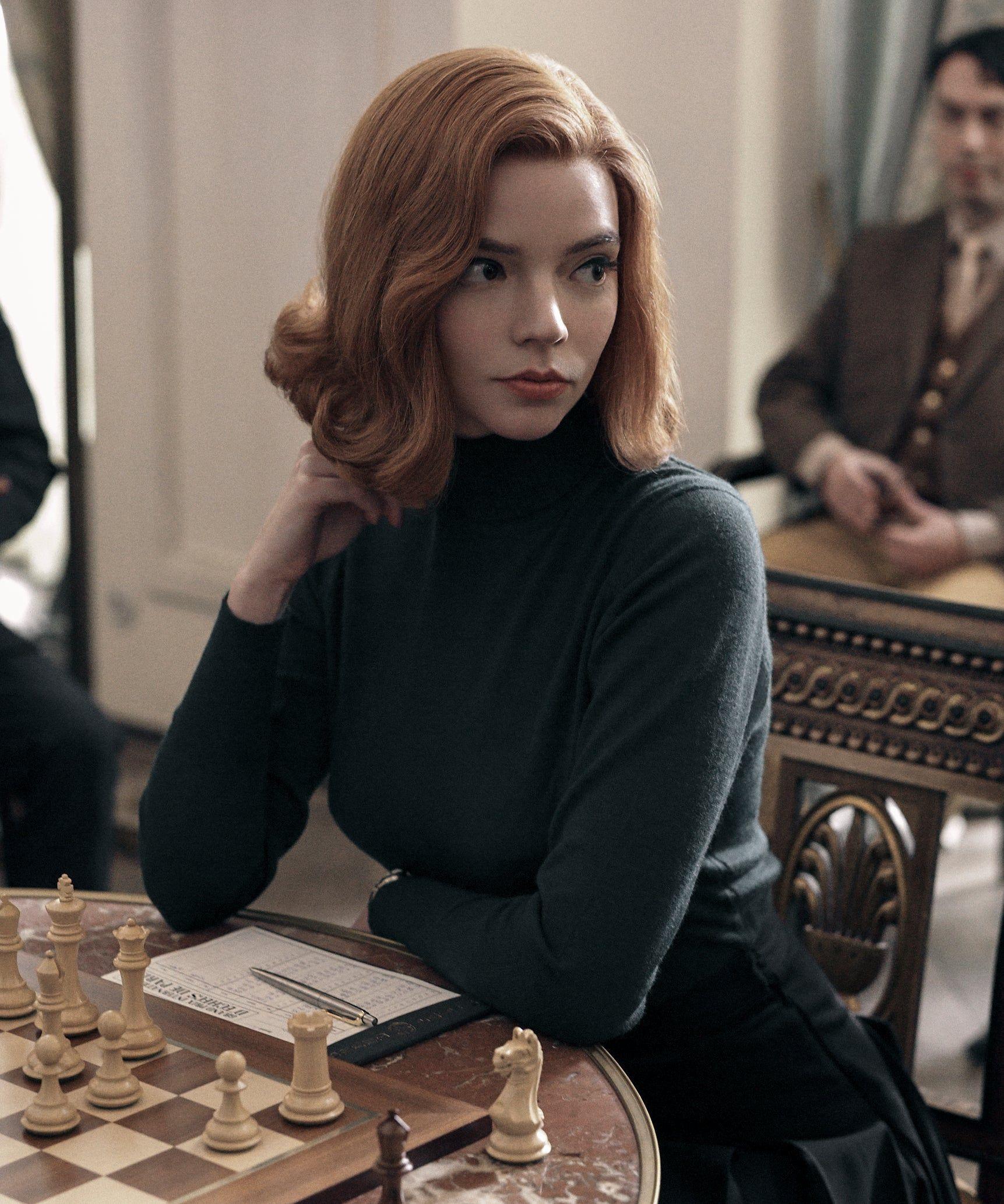 1723x2067 Netflix's Psychological Thriller The Queen's Gambit Is Emma Meets The Talented Mr. Ripley. Anya taylor joy, Anya joy, Anya