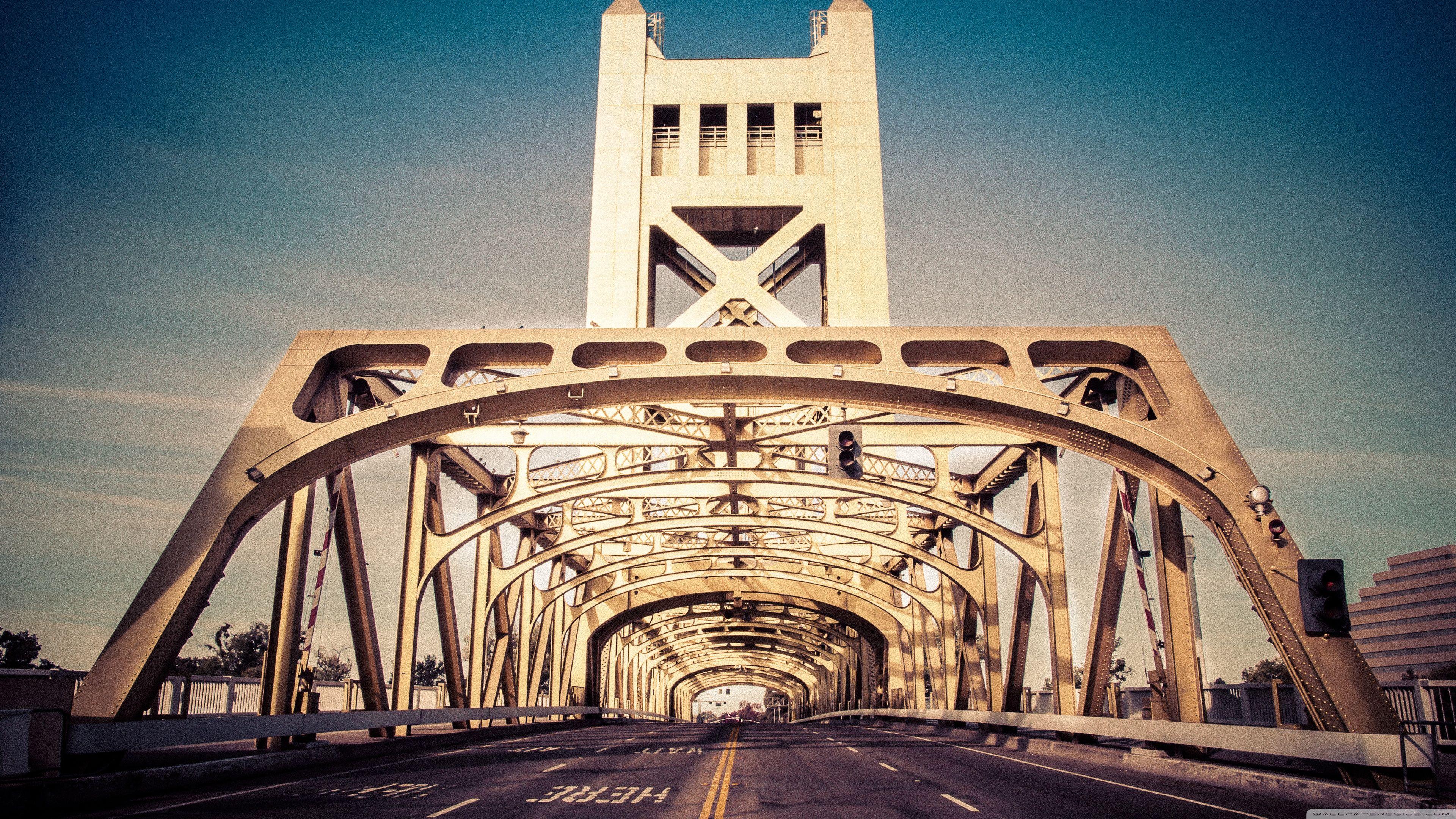 3840x2160 Tower Bridge, Sacramento, California ❤ 4K HD Desktop Wallpaper