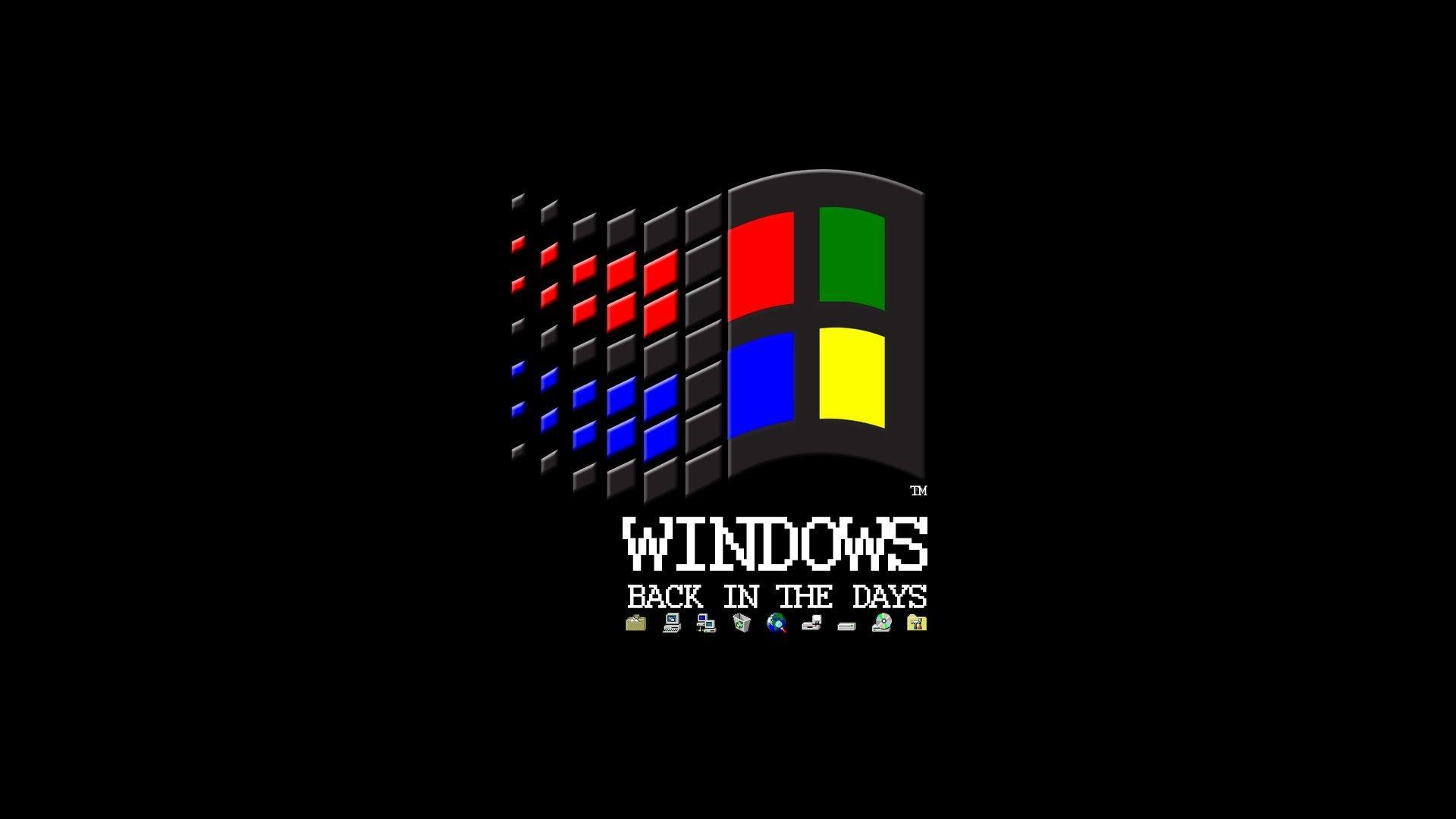 1920x1080 Microsoft Windows, Đồ cũ, Logo, Nền đen, Đĩa mềm, MS DOS, Internet Hình nền HD / Máy tính để bàn và di động