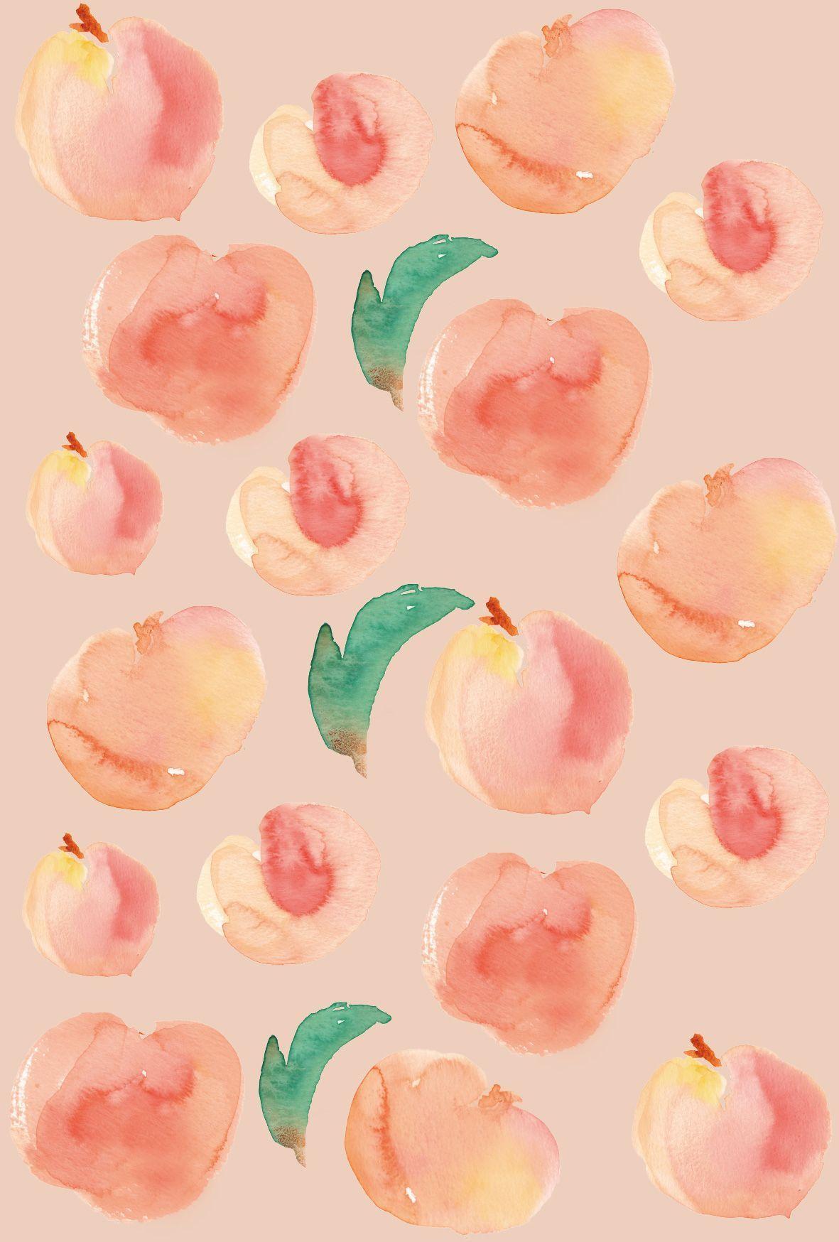 1181x1748 Peach Aesthetic Wallpaper