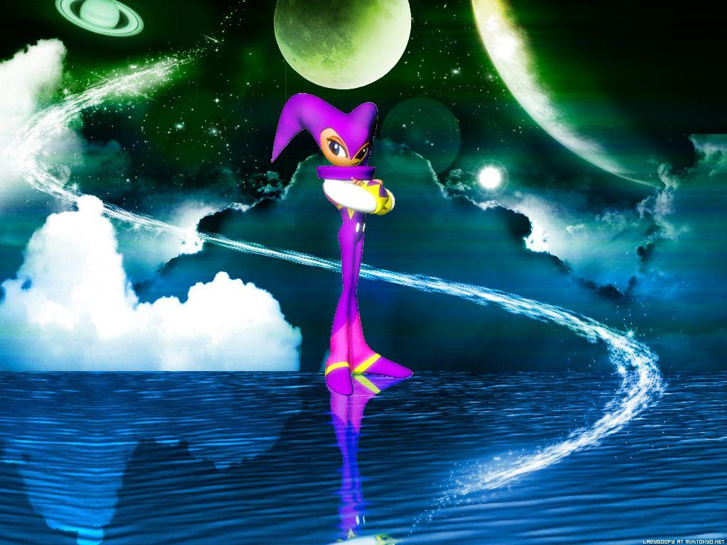 1024x768 Sega Wallpaper: NiGHTS iNTO DREAMS
