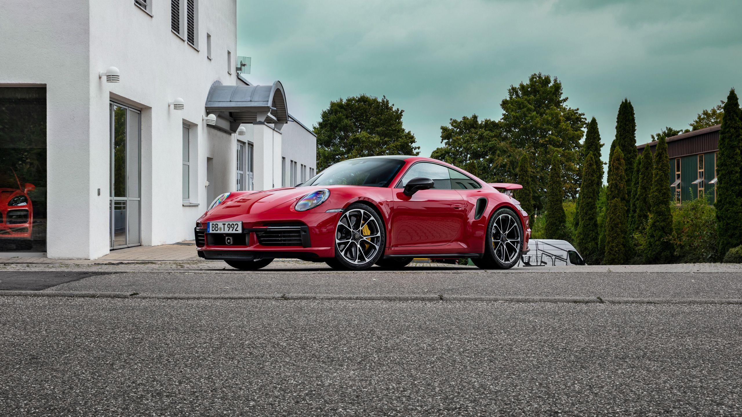 2560x1440 TechArt Porsche 911 Turbo S 2020 Wallpaper Car Wallpaper
