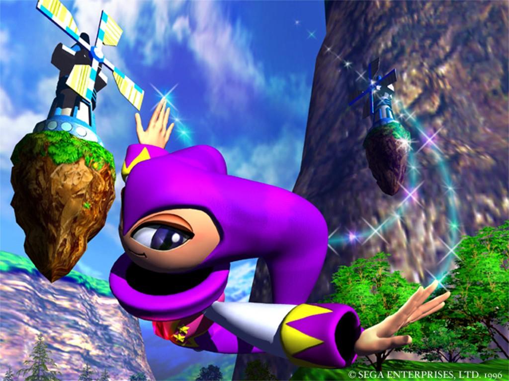 1024x768 Shadow of a Hedgehog ./ Desktop ./ NiGHTS into Dreams Series Wallpaper