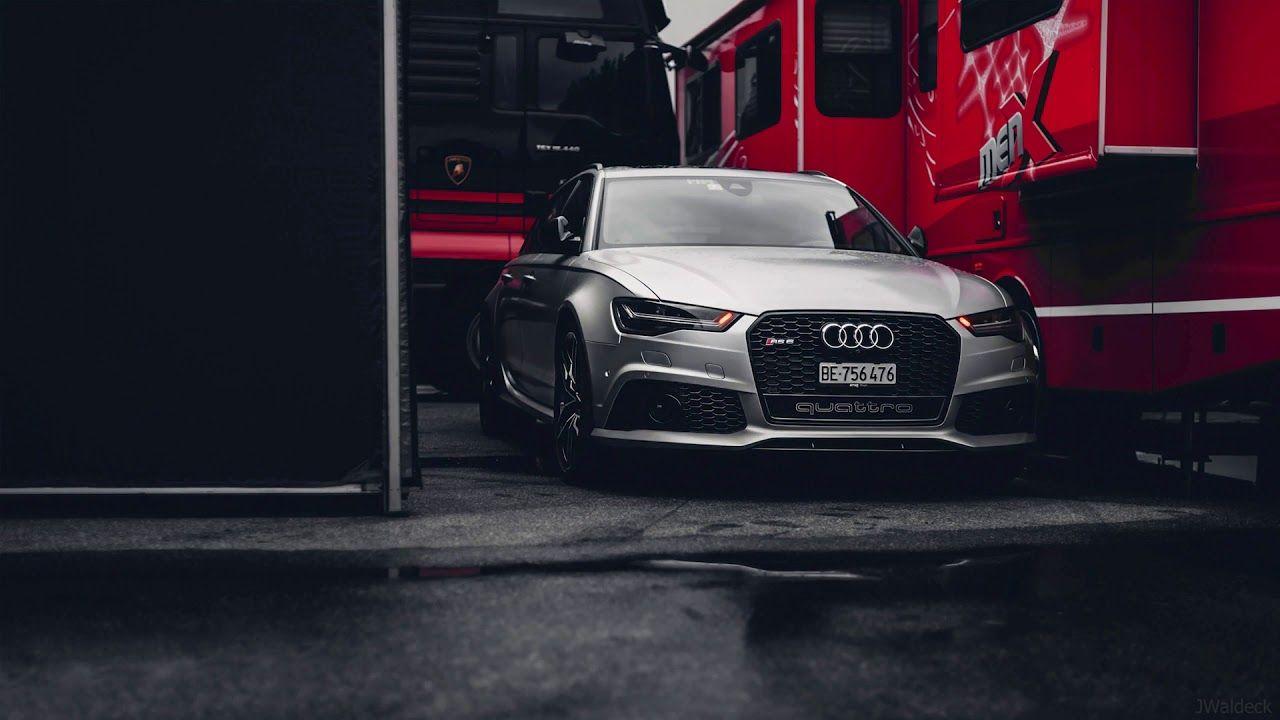 1280x720 Audi RS6 Hazard Lights HD Live Wallpaper