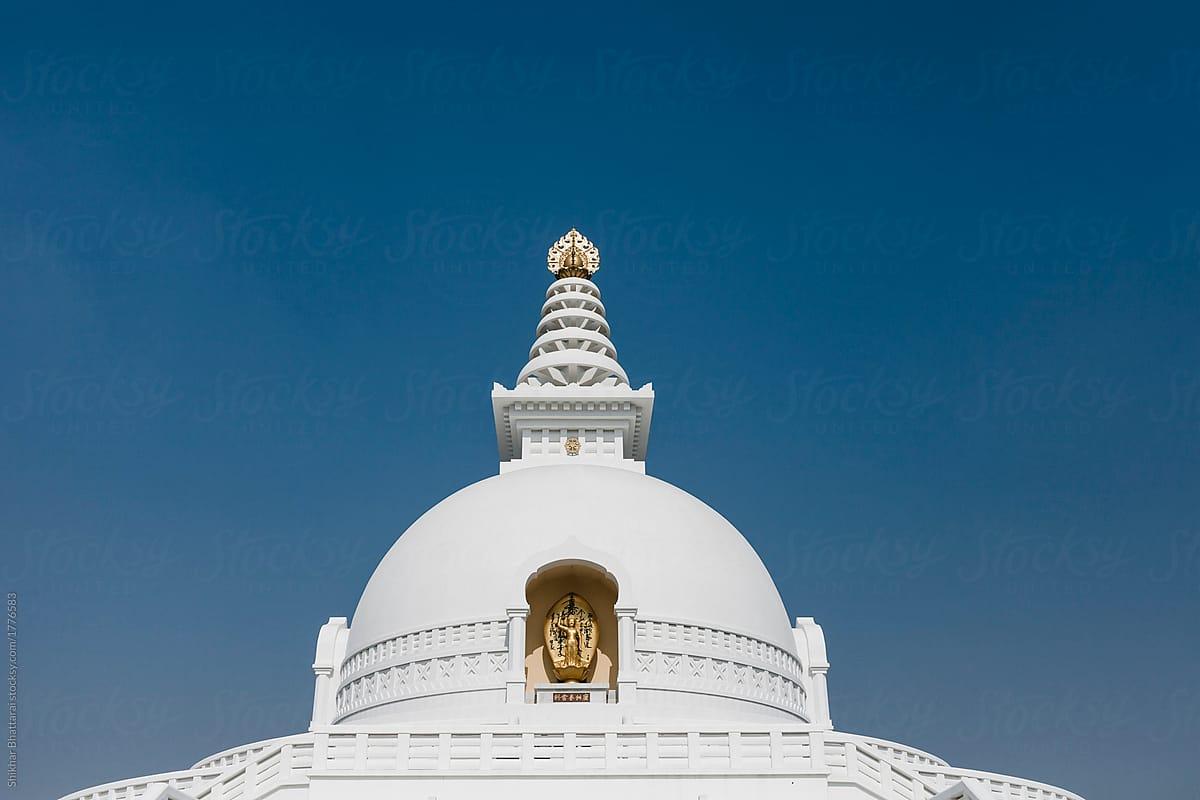 1200x800 World Peace Pagoda, Lumbini, Nepal.
