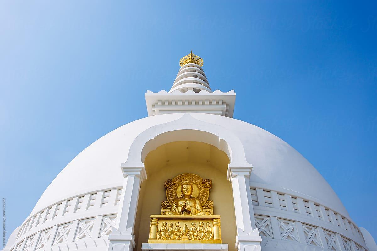 1200x800 World Peace Pagoda in Lumbini, Nepal