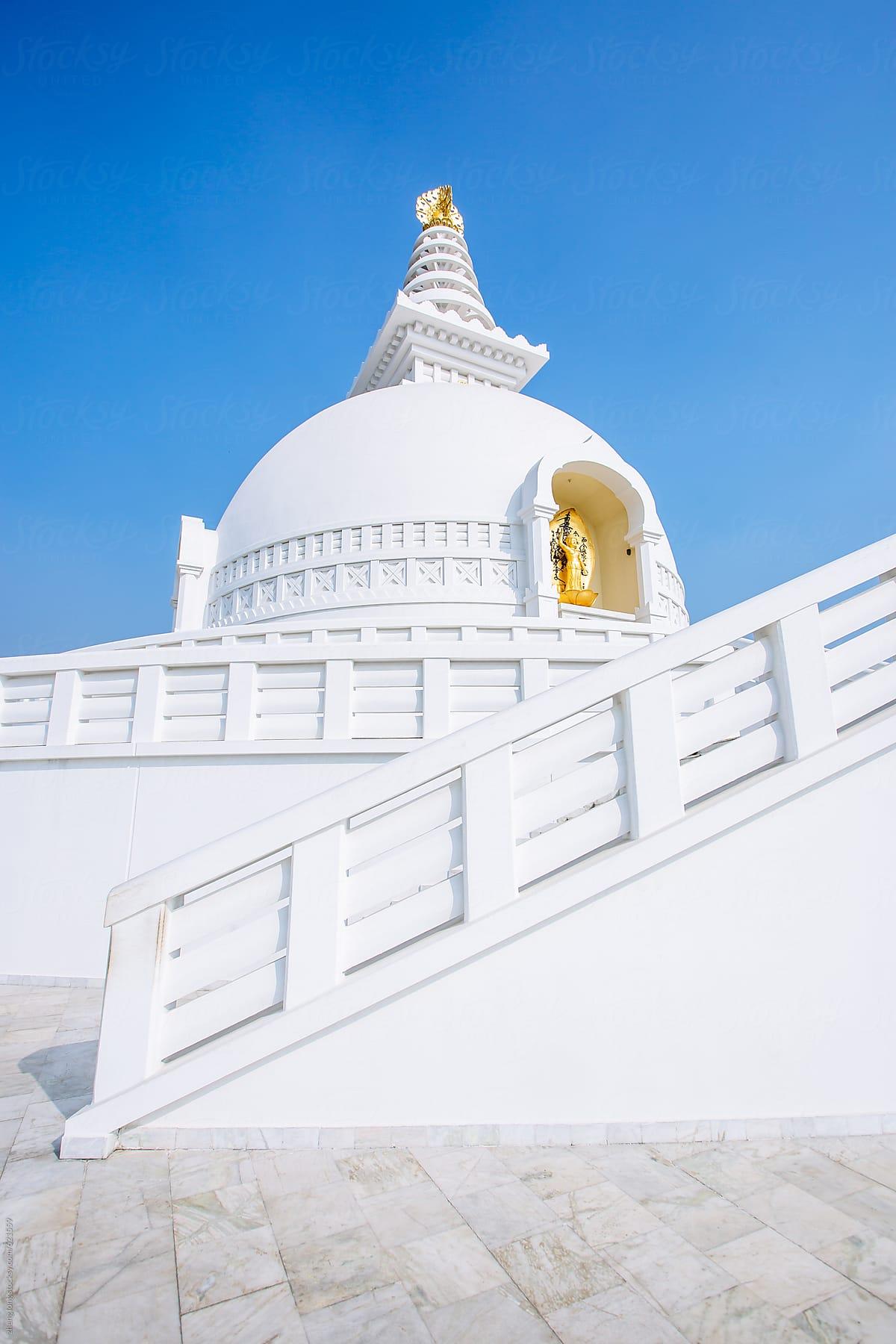 1200x1800 World Peace Pagoda in Lumbini, Nepal