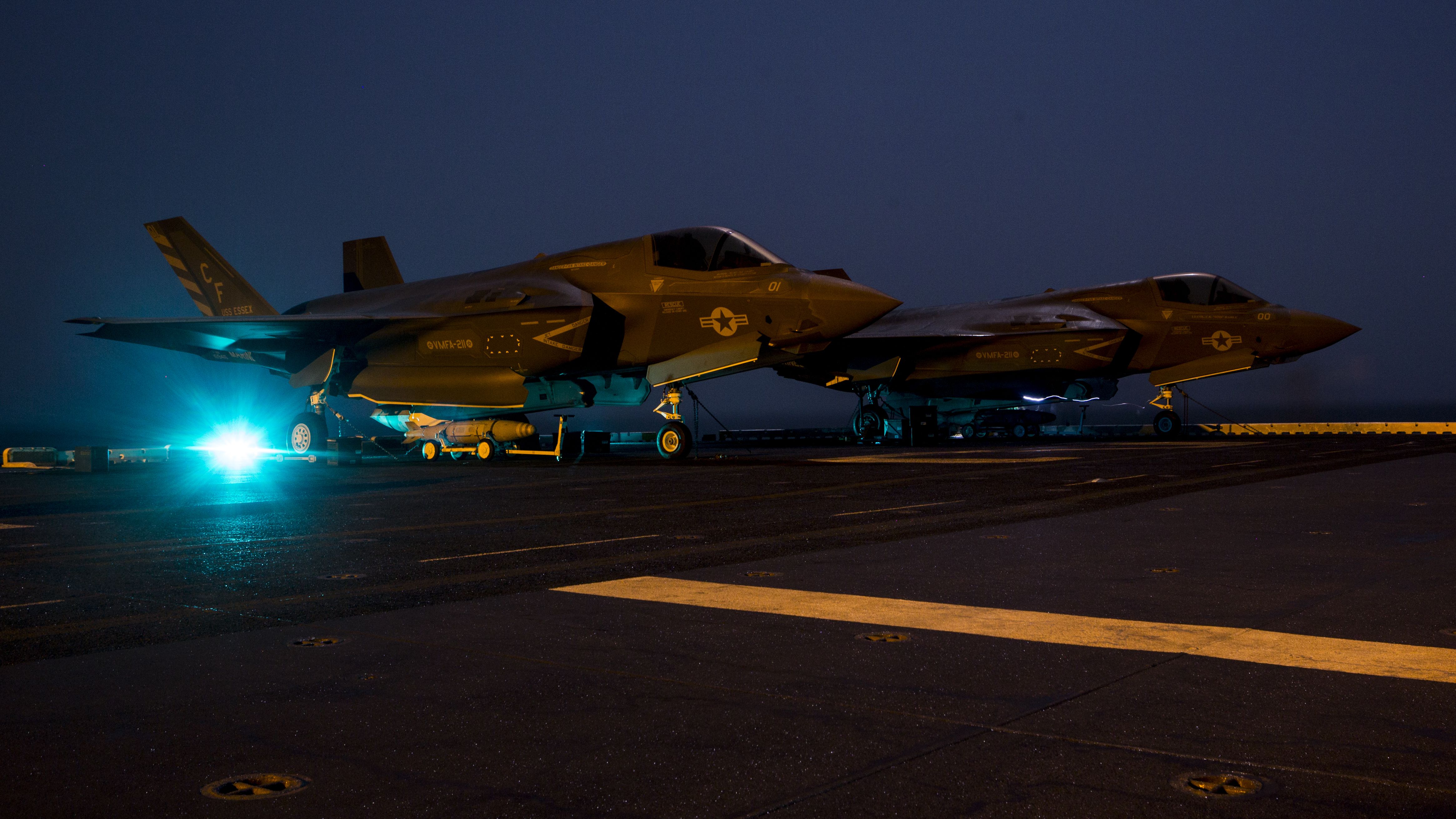 4661x2622 Marines' F 35B Joint Strike Fighter Conducts First Ever Combat Mission With Strike In Afghanistan