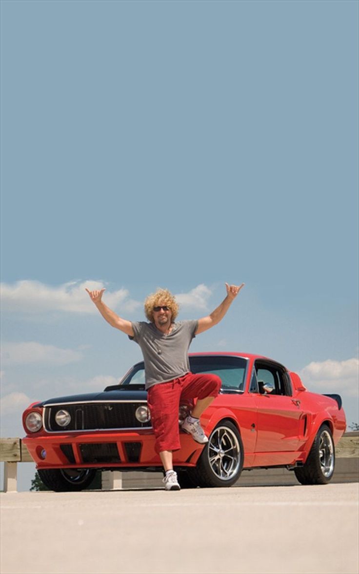 736x1177 Sammy Hagar, 1967 Ford Mustang