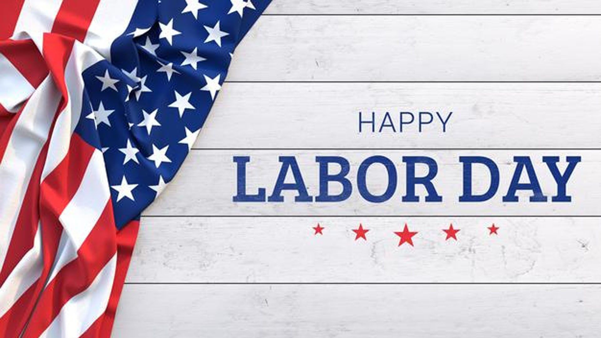 1920x1080 Happy Labor Day US Flag In White Wood Board Background HD Labor Day Wallpaper