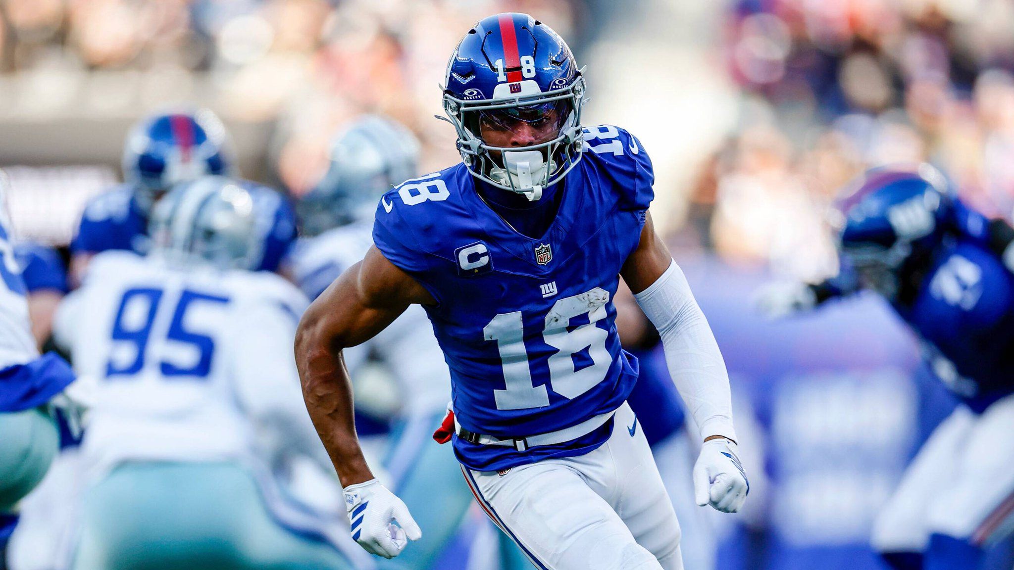 2048x1152 Around The NFL on X: Giants release veteran WR Darius Slayton / X