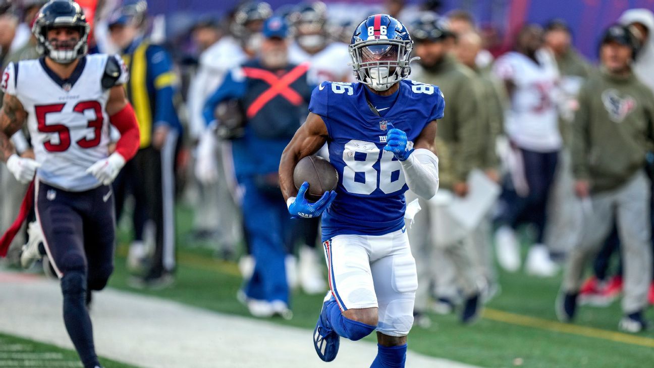 1296x729 Giants' Darius Slayton Slips Away And Races For A 54 Yard TD New York