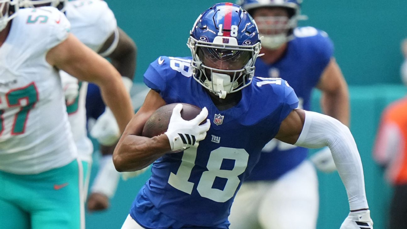 1296x729 Giants Release WR Darius Slayton, Team's Longest Tenured Player New York