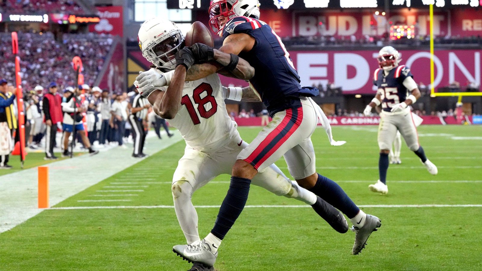 1600x900 Christian Gonzalez provides lone bright spot for Patriots' defense in loss to Cardinals