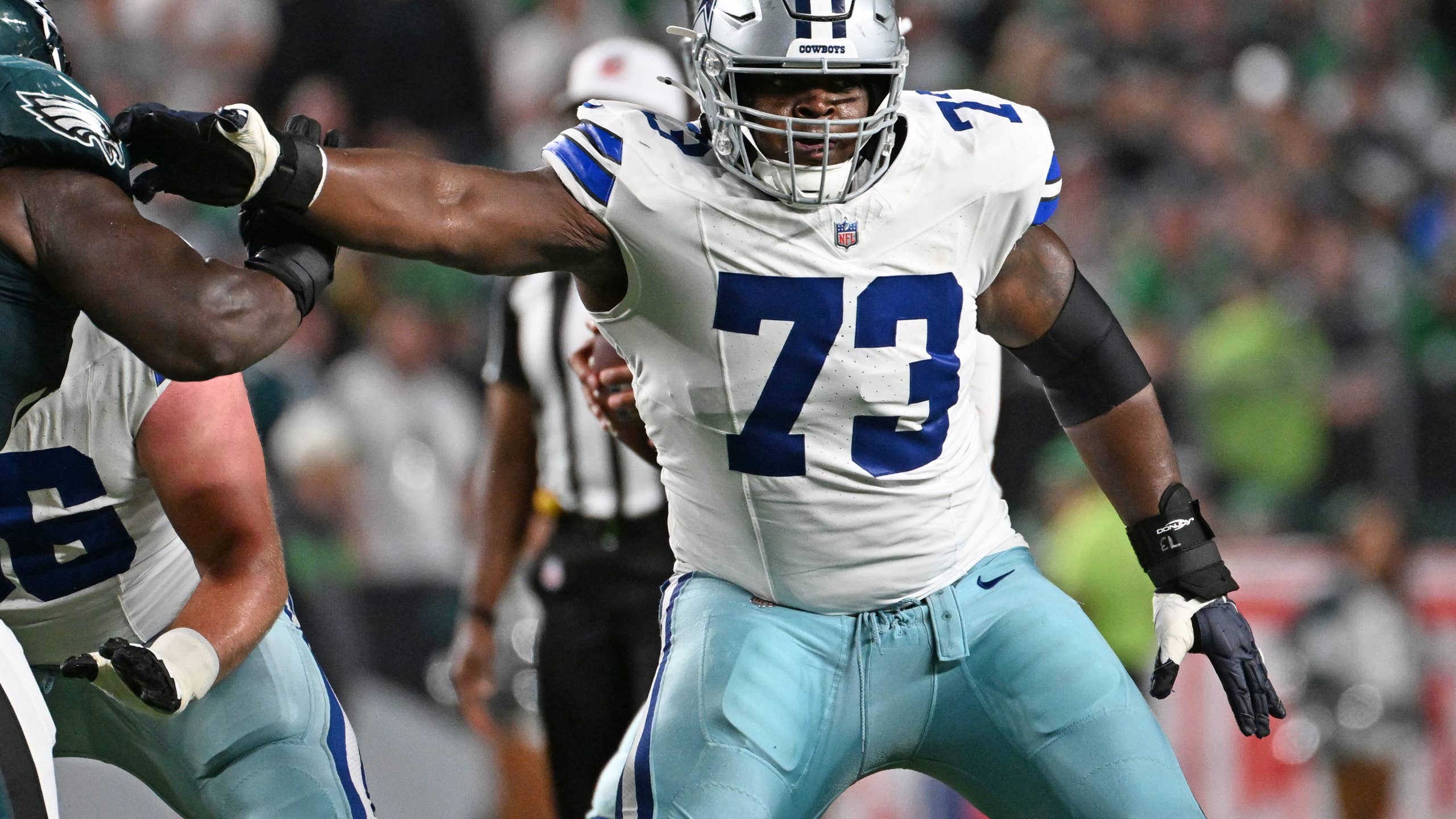 2560x1440 Giants Get Boost With Cowboys Pro Bowl Guard Tyler Smith Out for Week 1